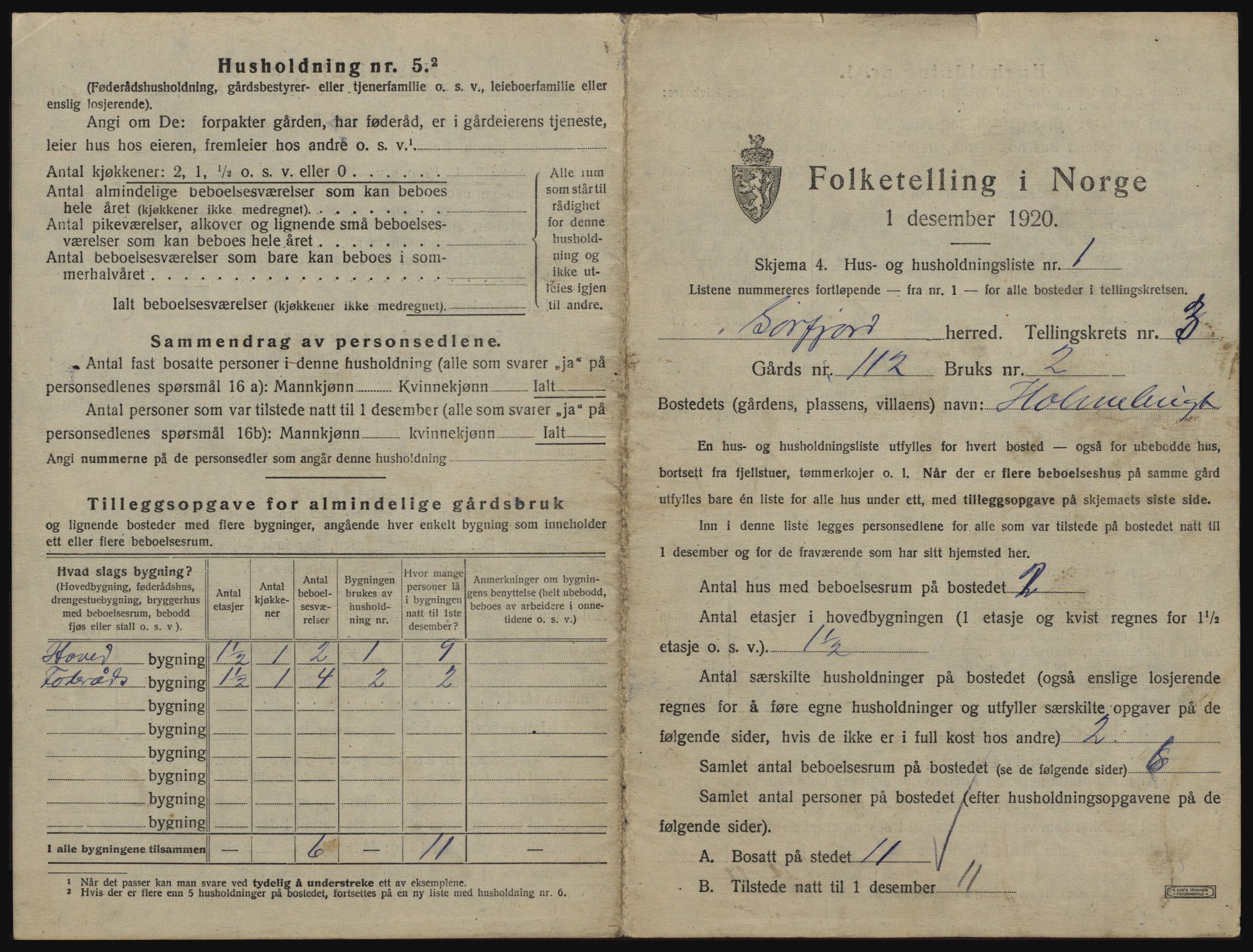 SATØ, 1920 census for Sørfjord, 1920, p. 91