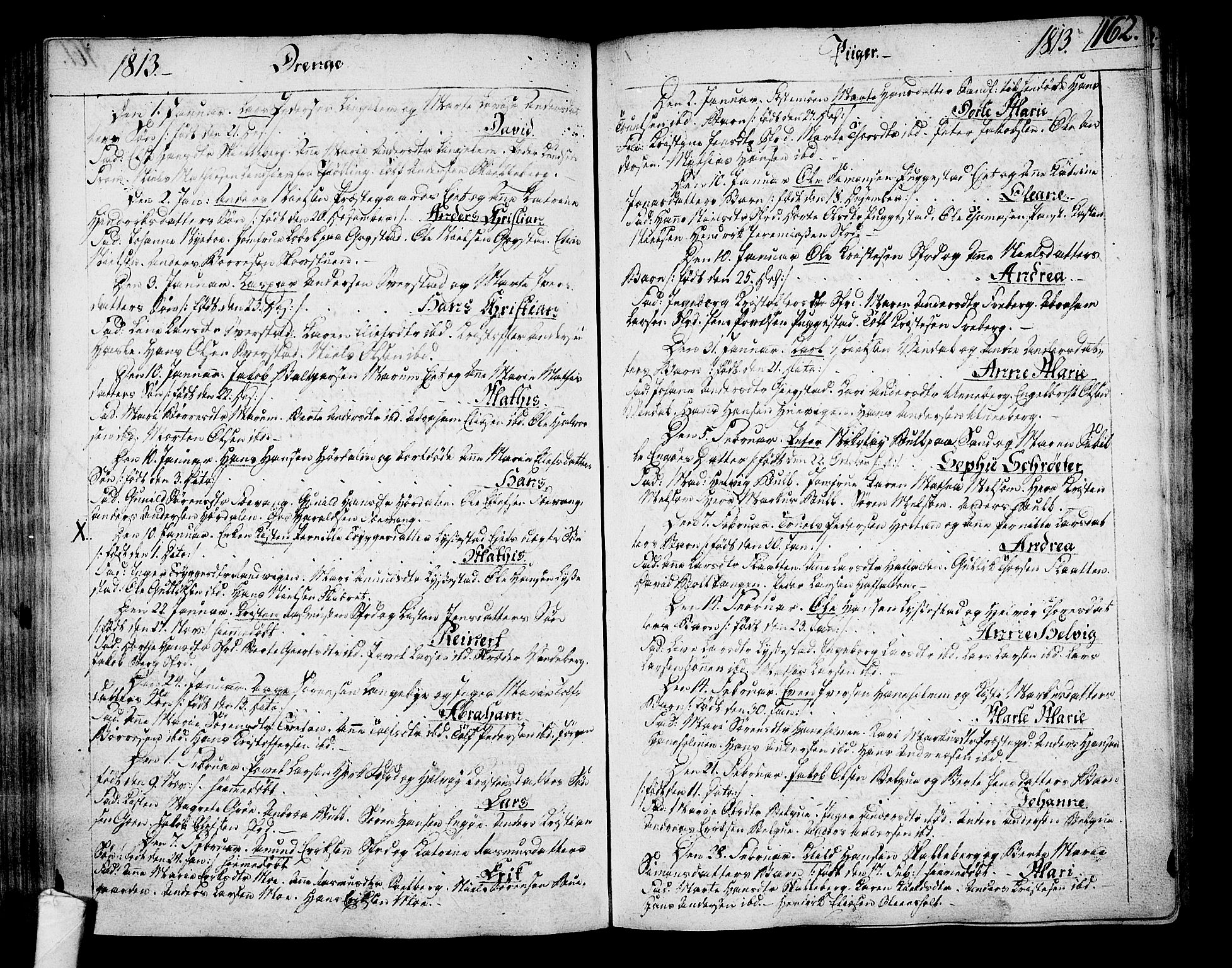 Sandar kirkebøker, SAKO/A-243/F/Fa/L0003: Parish register (official) no. 3, 1789-1814, p. 162