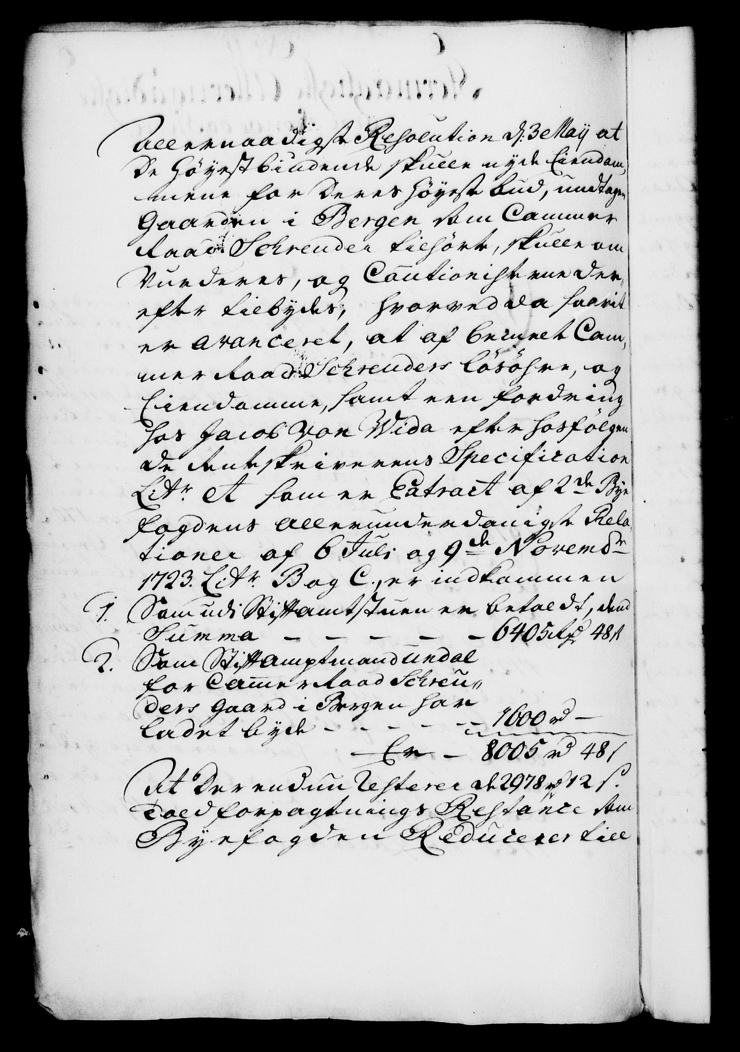 Rentekammeret, Kammerkanselliet, RA/EA-3111/G/Gf/Gfa/L0007: Norsk relasjons- og resolusjonsprotokoll (merket RK 52.7), 1724, p. 139