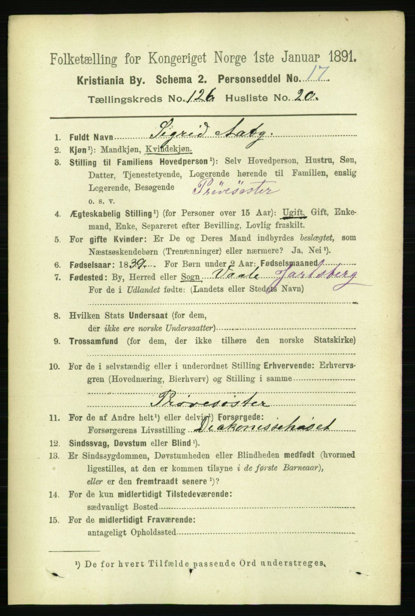 RA, 1891 census for 0301 Kristiania, 1891, p. 67713