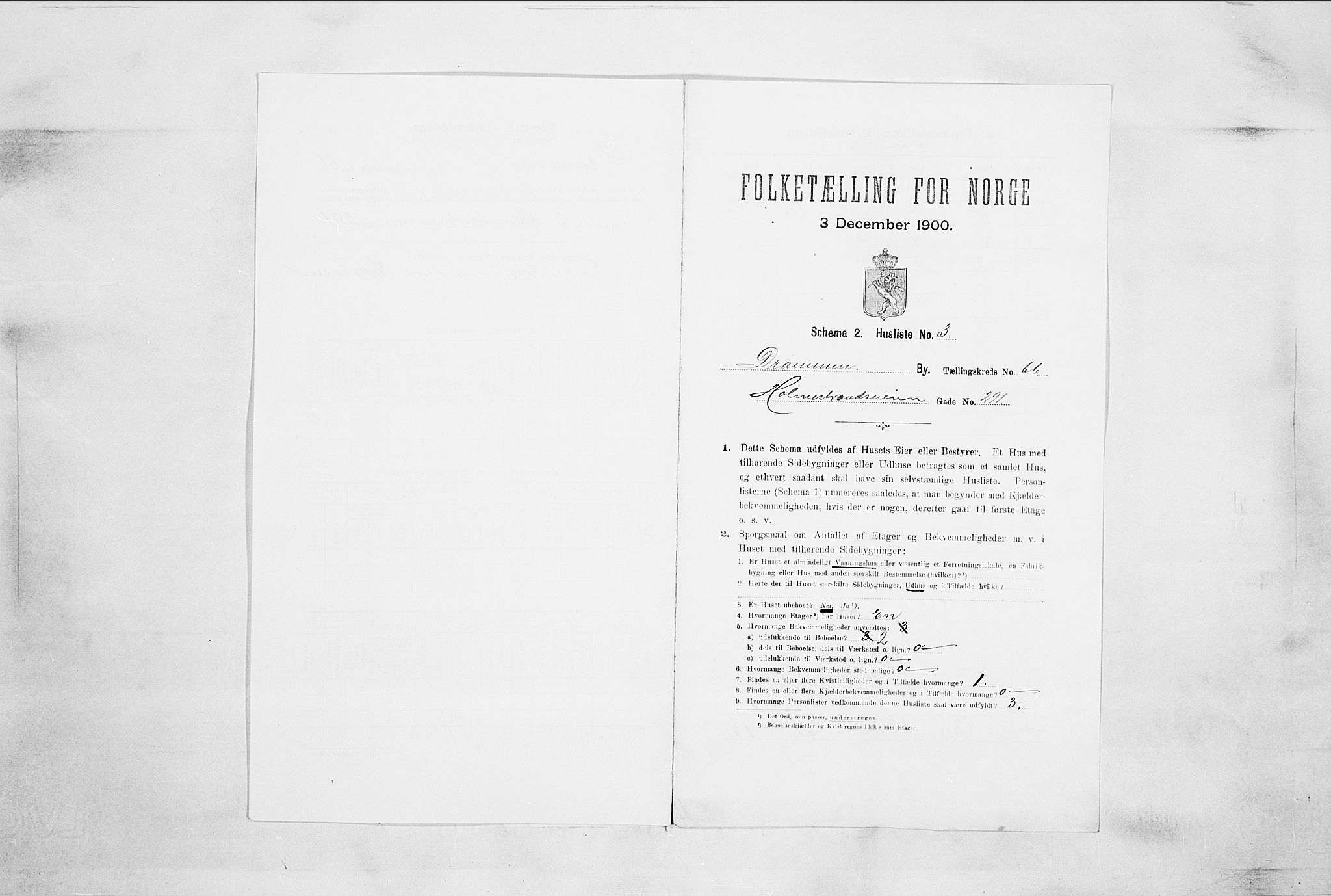 RA, 1900 census for Drammen, 1900, p. 11470