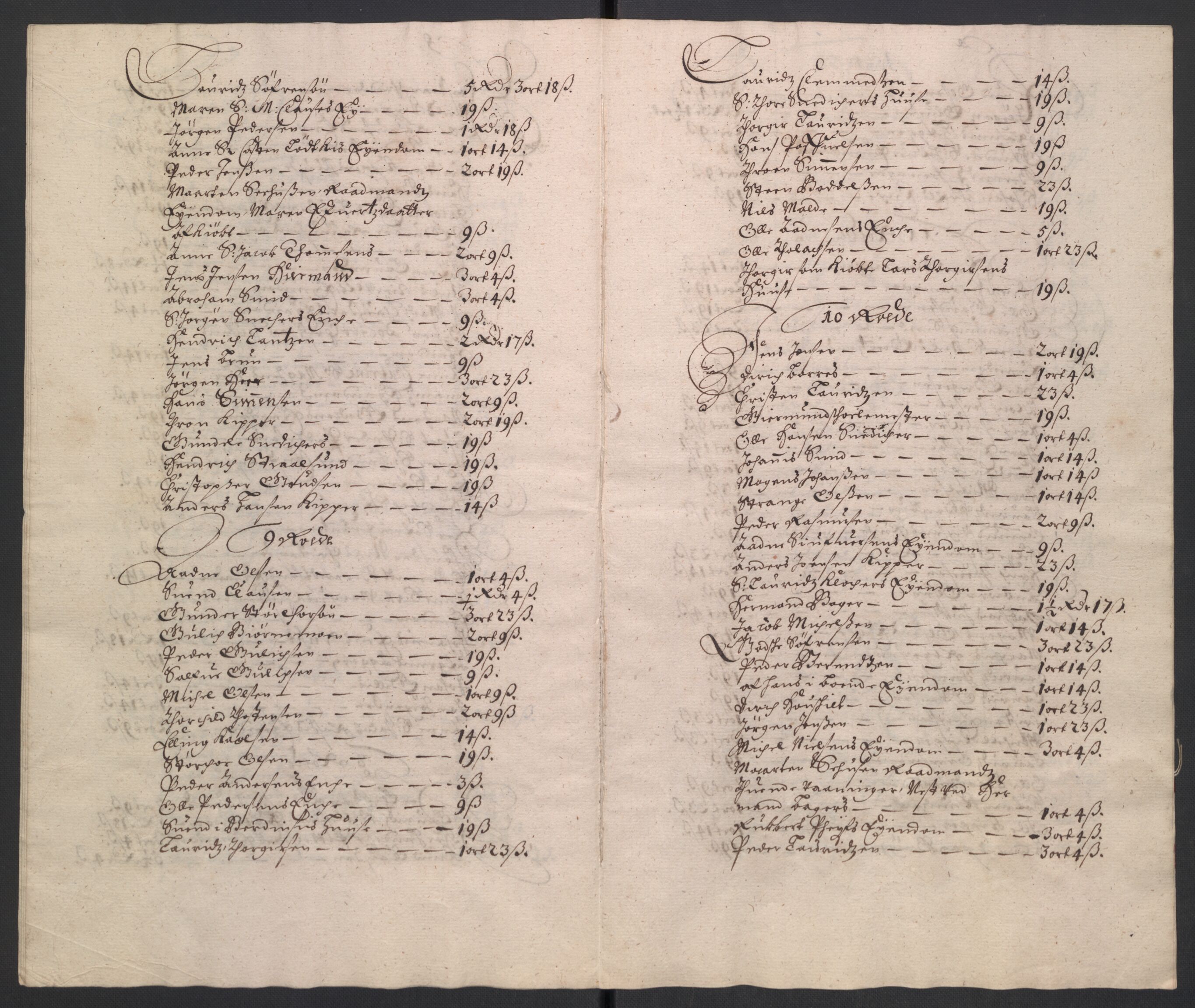 Rentekammeret inntil 1814, Reviderte regnskaper, Byregnskaper, AV/RA-EA-4066/R/Ro/L0301: [O3] Kontribusjonsregnskap, 1679-1684, p. 55