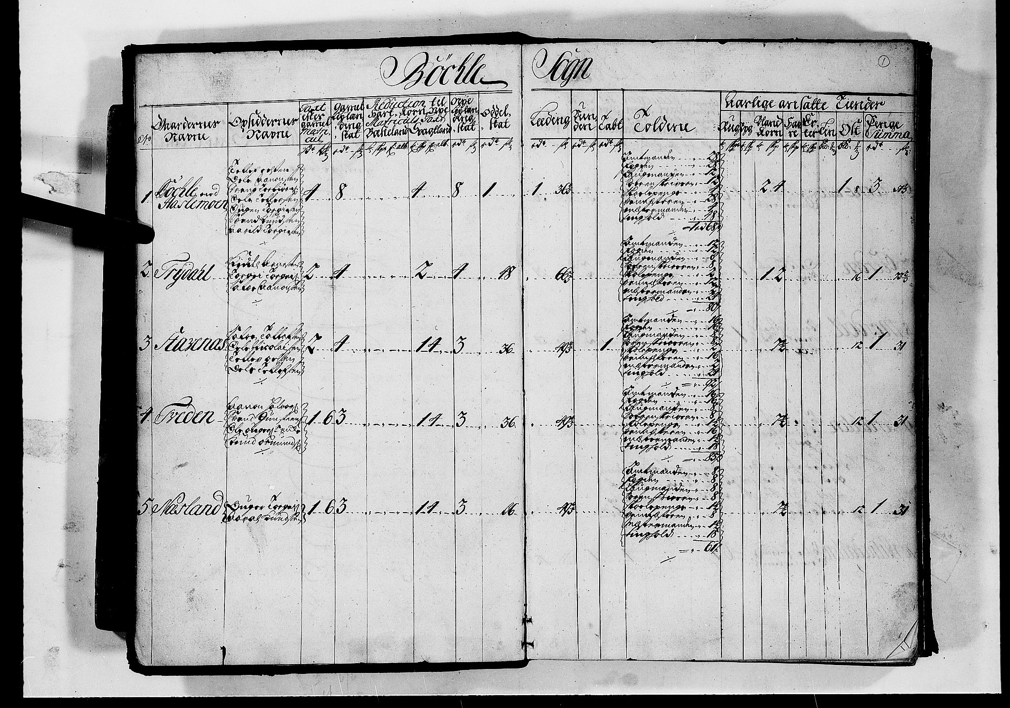 Rentekammeret inntil 1814, Realistisk ordnet avdeling, AV/RA-EA-4070/N/Nb/Nbf/L0126: Råbyggelag matrikkelprotokoll, 1723, p. 4