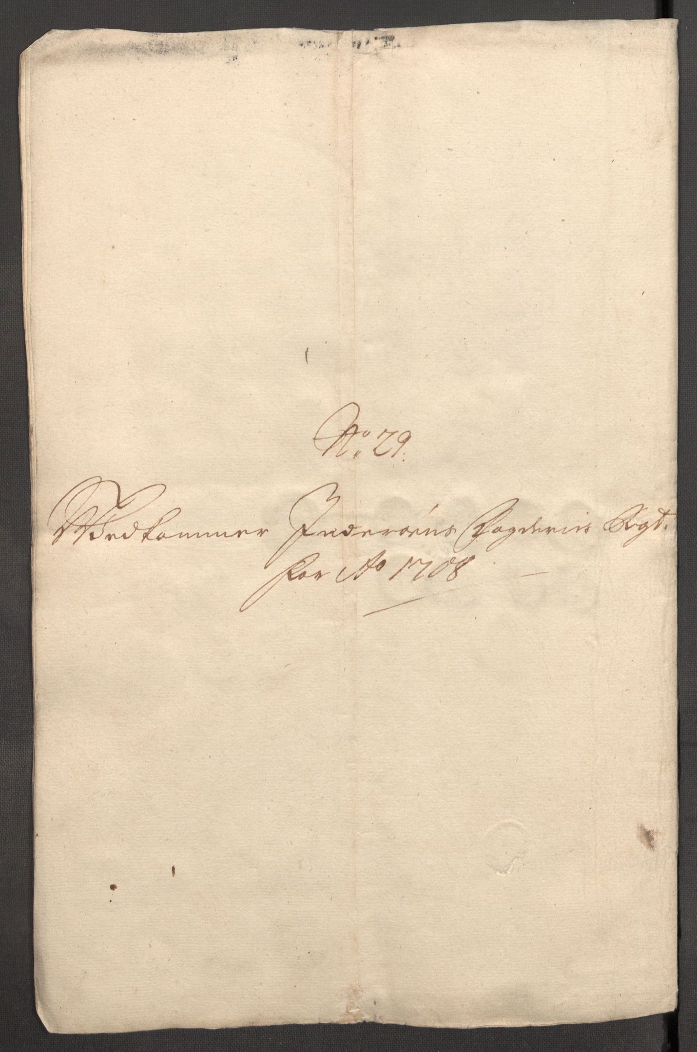 Rentekammeret inntil 1814, Reviderte regnskaper, Fogderegnskap, AV/RA-EA-4092/R63/L4316: Fogderegnskap Inderøy, 1708, p. 270