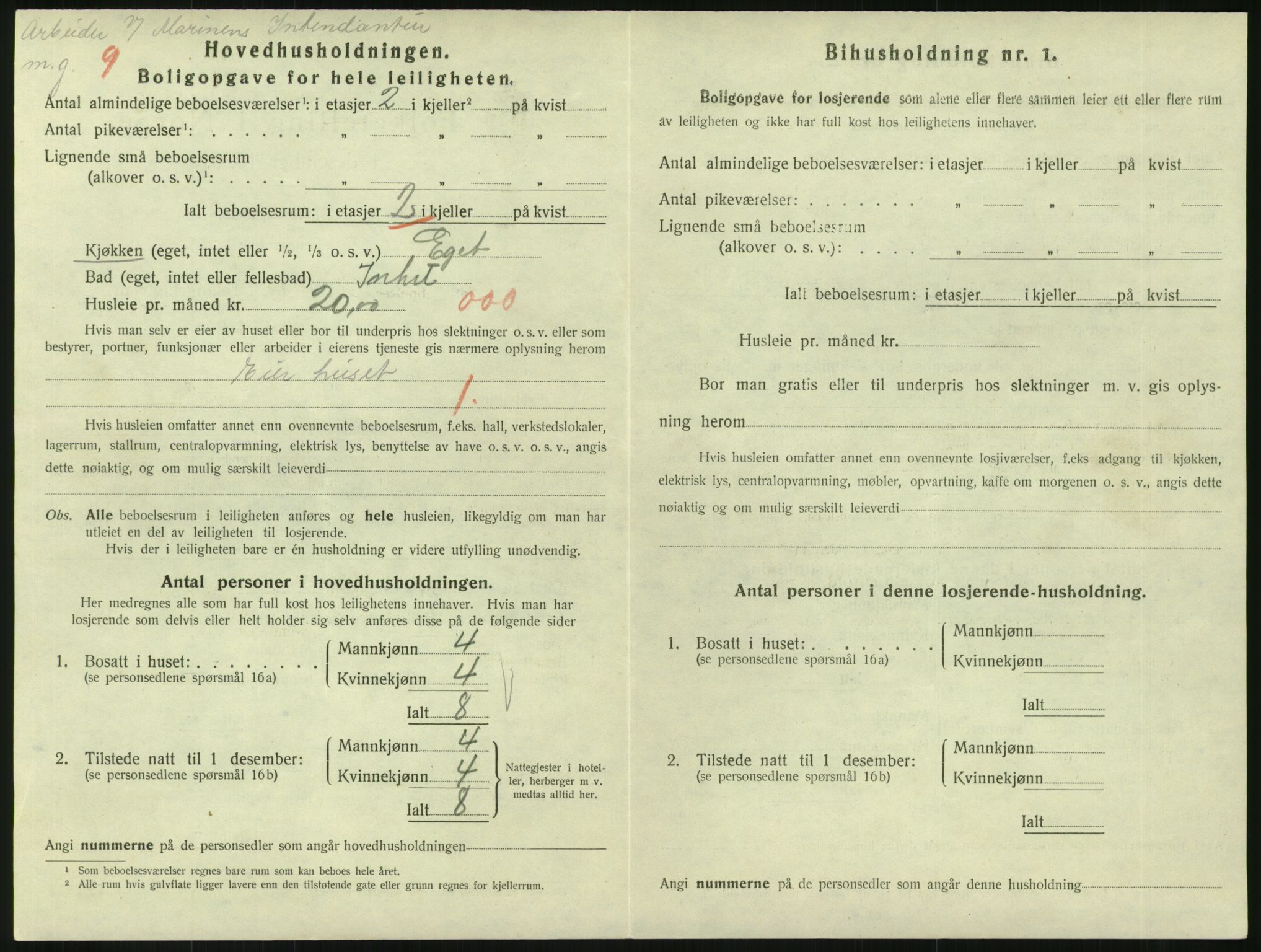 SAKO, 1920 census for Horten, 1920, p. 4046