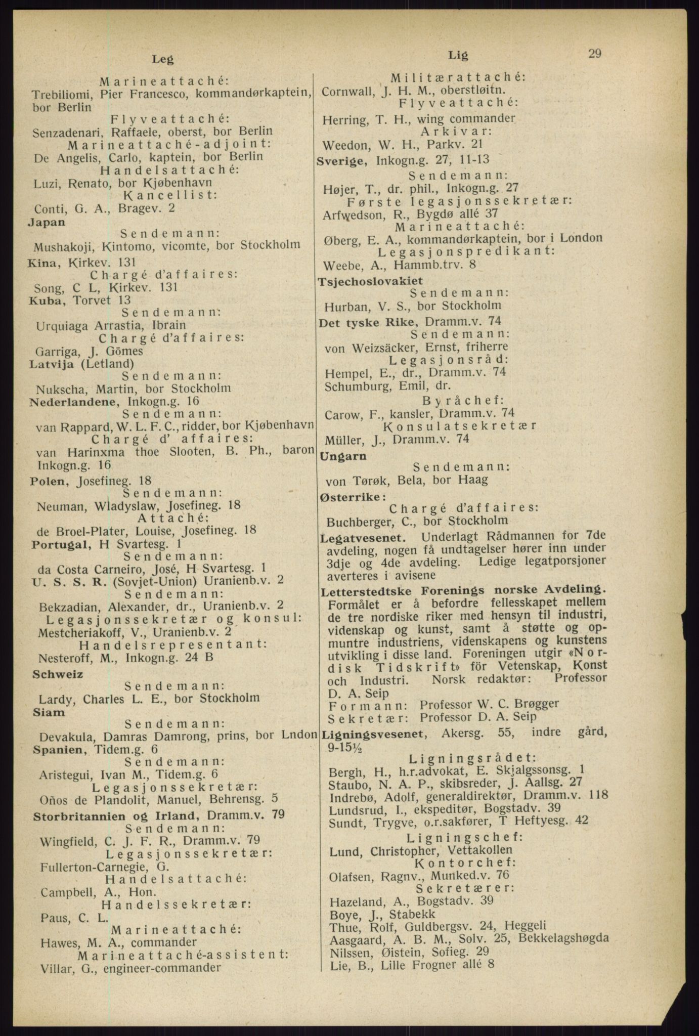 Kristiania/Oslo adressebok, PUBL/-, 1933, p. 29