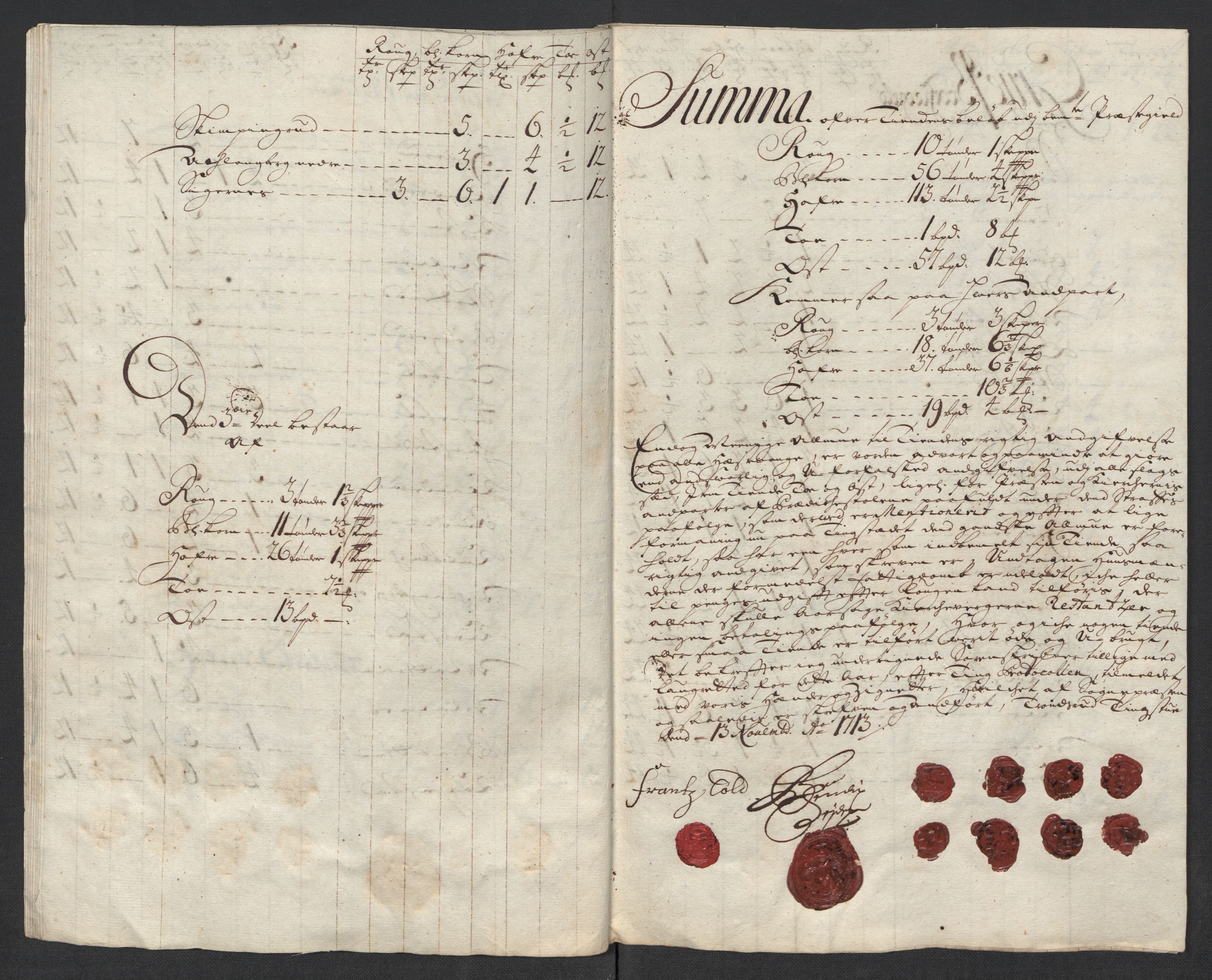 Rentekammeret inntil 1814, Reviderte regnskaper, Fogderegnskap, RA/EA-4092/R13/L0850: Fogderegnskap Solør, Odal og Østerdal, 1713, p. 342