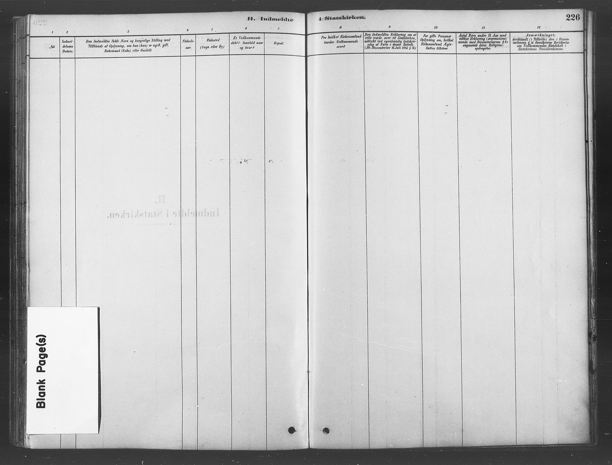 Ullensaker prestekontor Kirkebøker, AV/SAO-A-10236a/F/Fb/L0001: Parish register (official) no. II 1, 1878-1893, p. 226