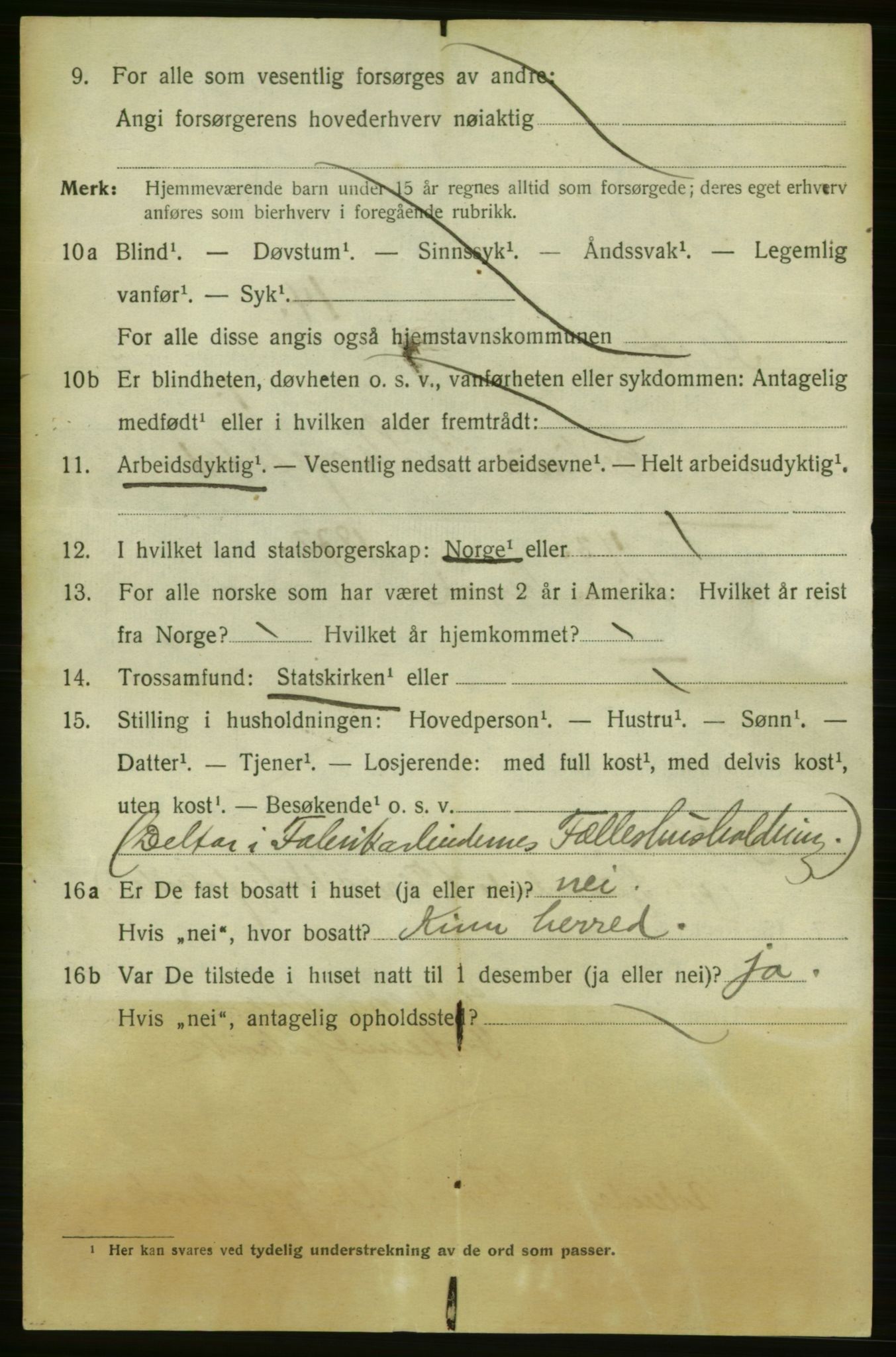 SAB, 1920 census for Florø, 1920, p. 3981