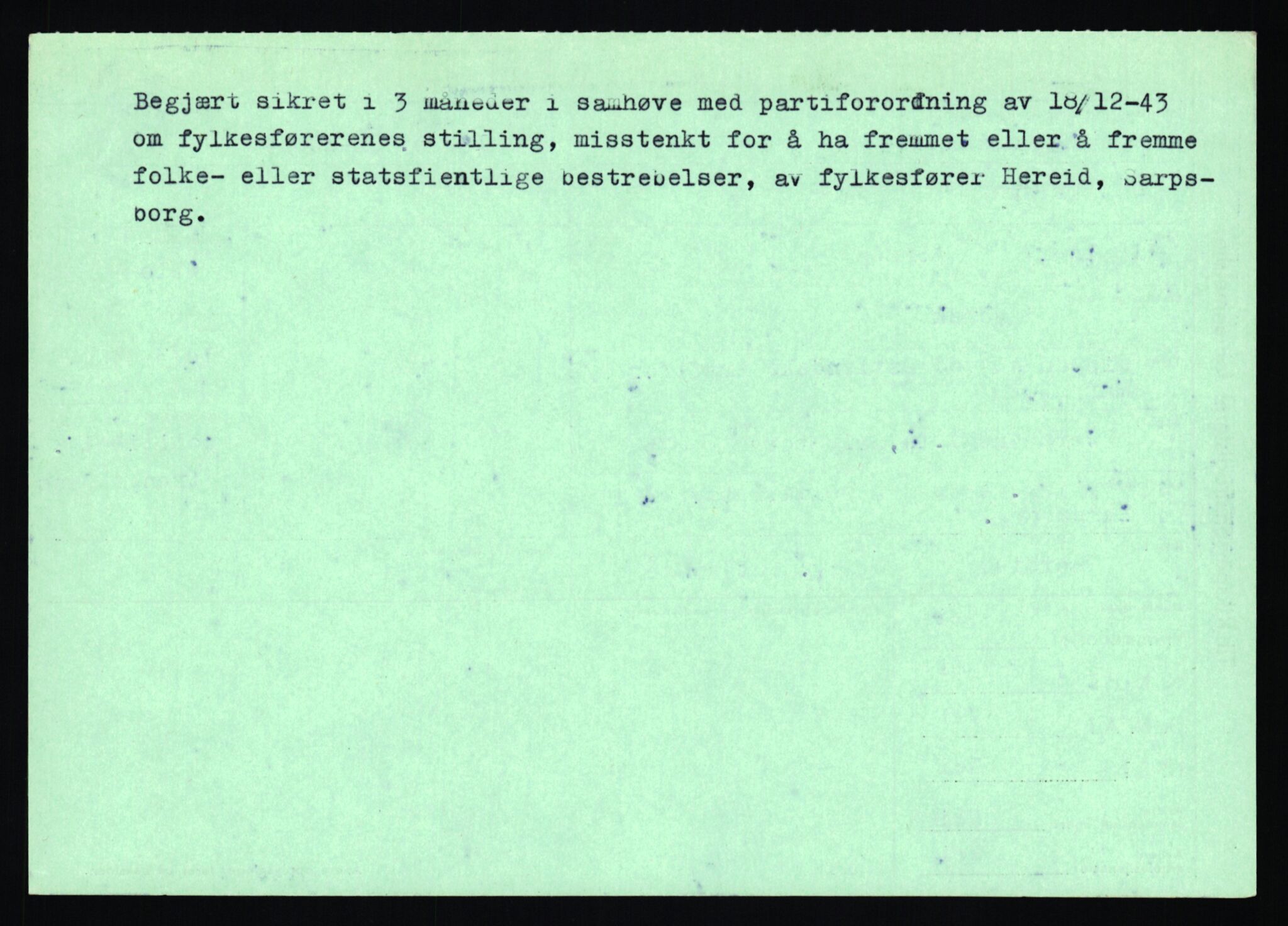 Statspolitiet - Hovedkontoret / Osloavdelingen, AV/RA-S-1329/C/Ca/L0010: Lind - Moksnes, 1943-1945, p. 2593