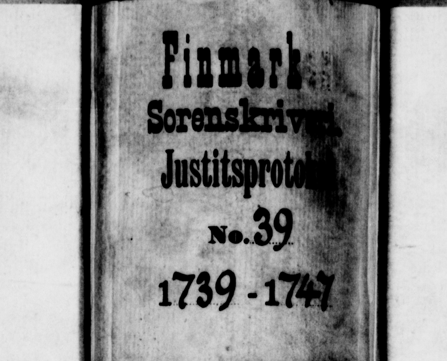 Finnmark sorenskriveri, AV/SATØ-S-0053/F/Fa/L0043: Justisprotokoller, 1739-1747