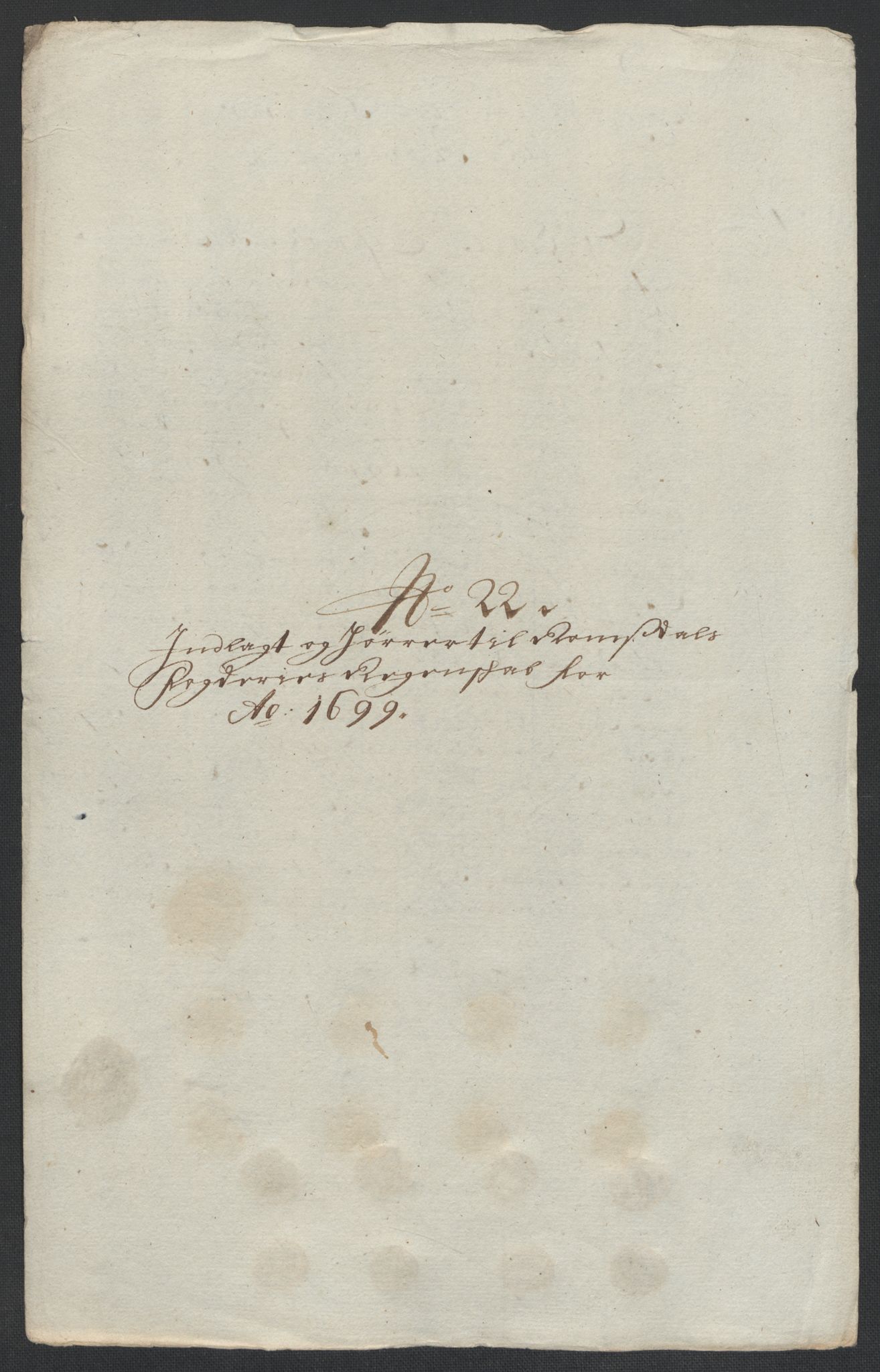 Rentekammeret inntil 1814, Reviderte regnskaper, Fogderegnskap, RA/EA-4092/R55/L3654: Fogderegnskap Romsdal, 1699-1700, p. 141