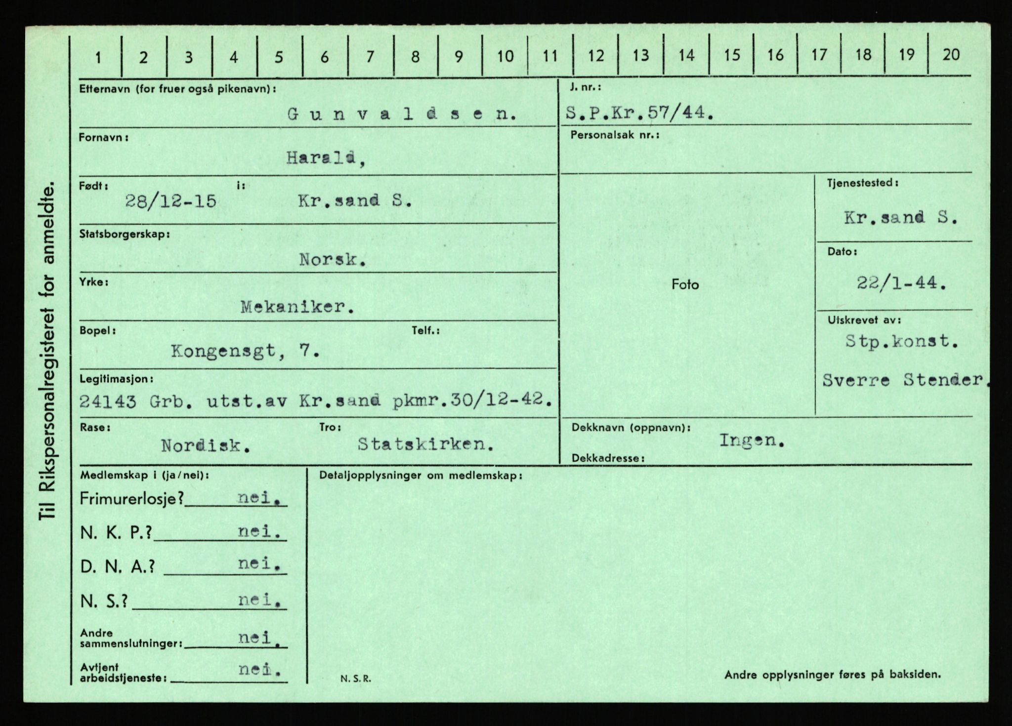 Statspolitiet - Hovedkontoret / Osloavdelingen, AV/RA-S-1329/C/Ca/L0005: Furali - Hamula, 1943-1945, p. 3187