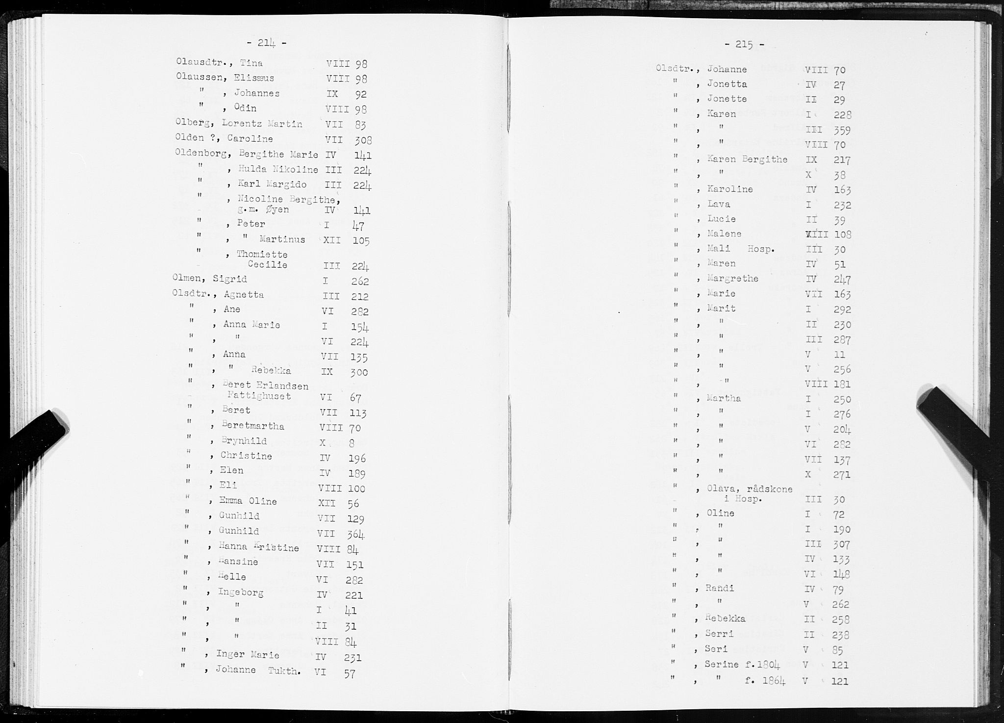 SAT, 1875 census for 1601 Trondheim, 1875, p. 214-215