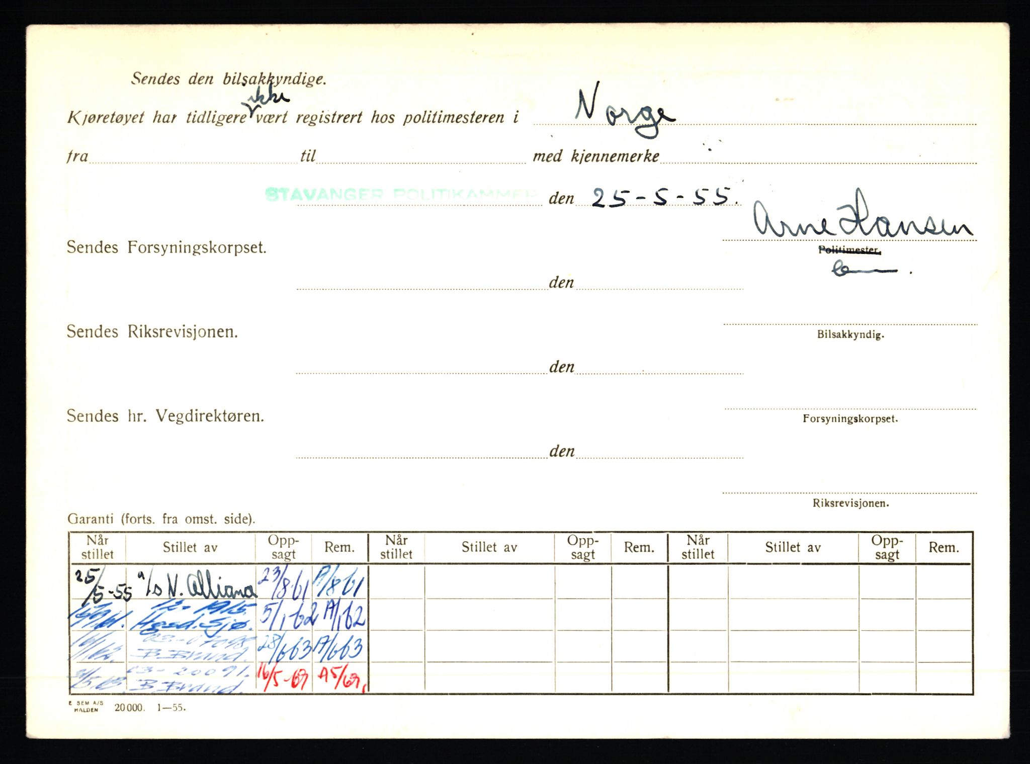 Stavanger trafikkstasjon, AV/SAST-A-101942/0/F/L0002: L-350 - L-699, 1930-1971, p. 1208