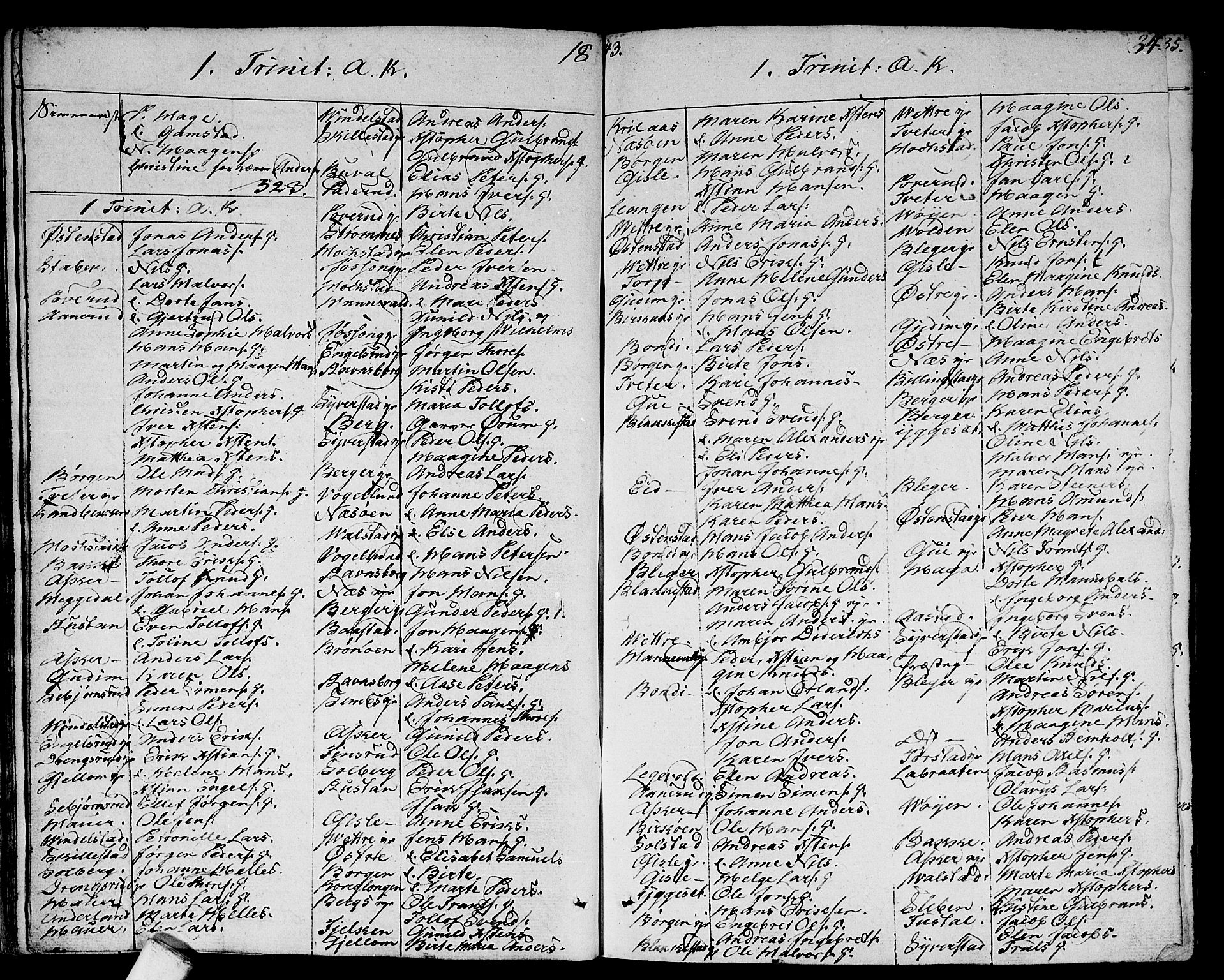 Asker prestekontor Kirkebøker, SAO/A-10256a/F/Fa/L0005: Parish register (official) no. I 5, 1807-1813, p. 34