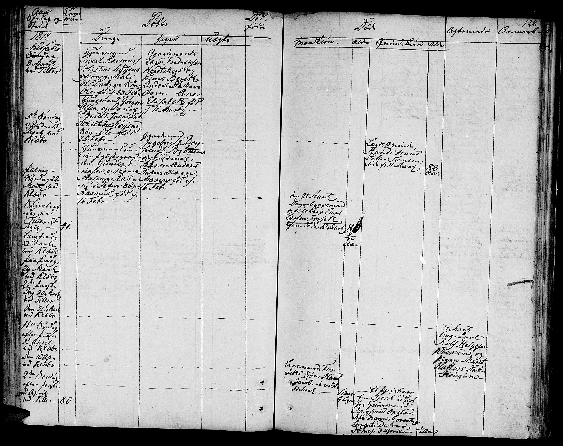 Ministerialprotokoller, klokkerbøker og fødselsregistre - Sør-Trøndelag, SAT/A-1456/618/L0438: Parish register (official) no. 618A03, 1783-1815, p. 128