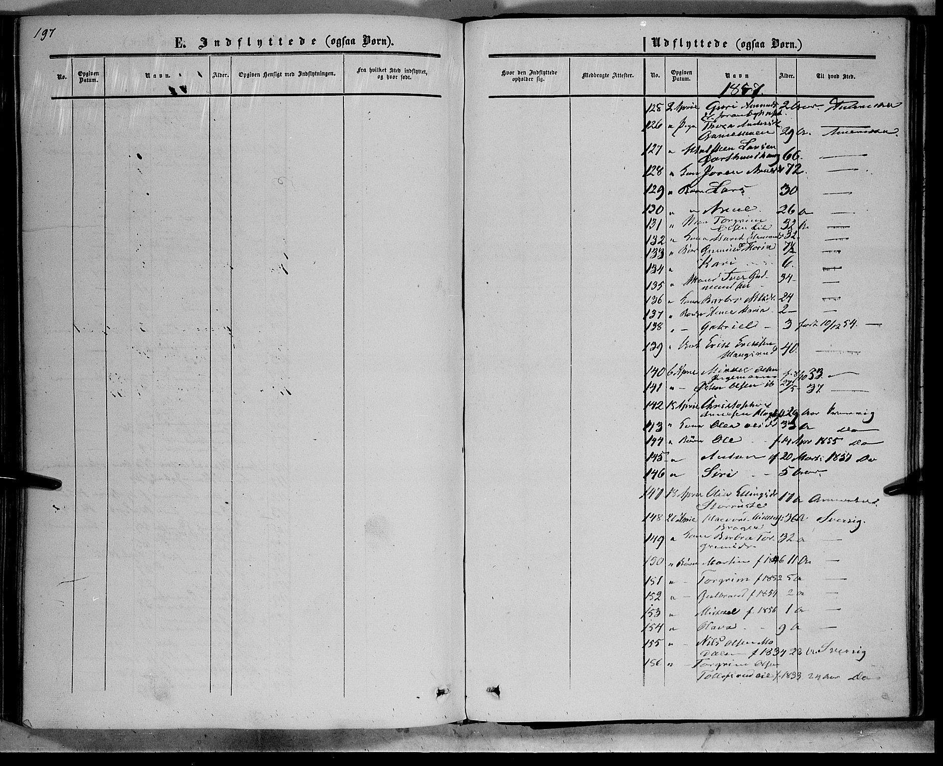 Sør-Aurdal prestekontor, SAH/PREST-128/H/Ha/Haa/L0007: Parish register (official) no. 7, 1849-1876, p. 197