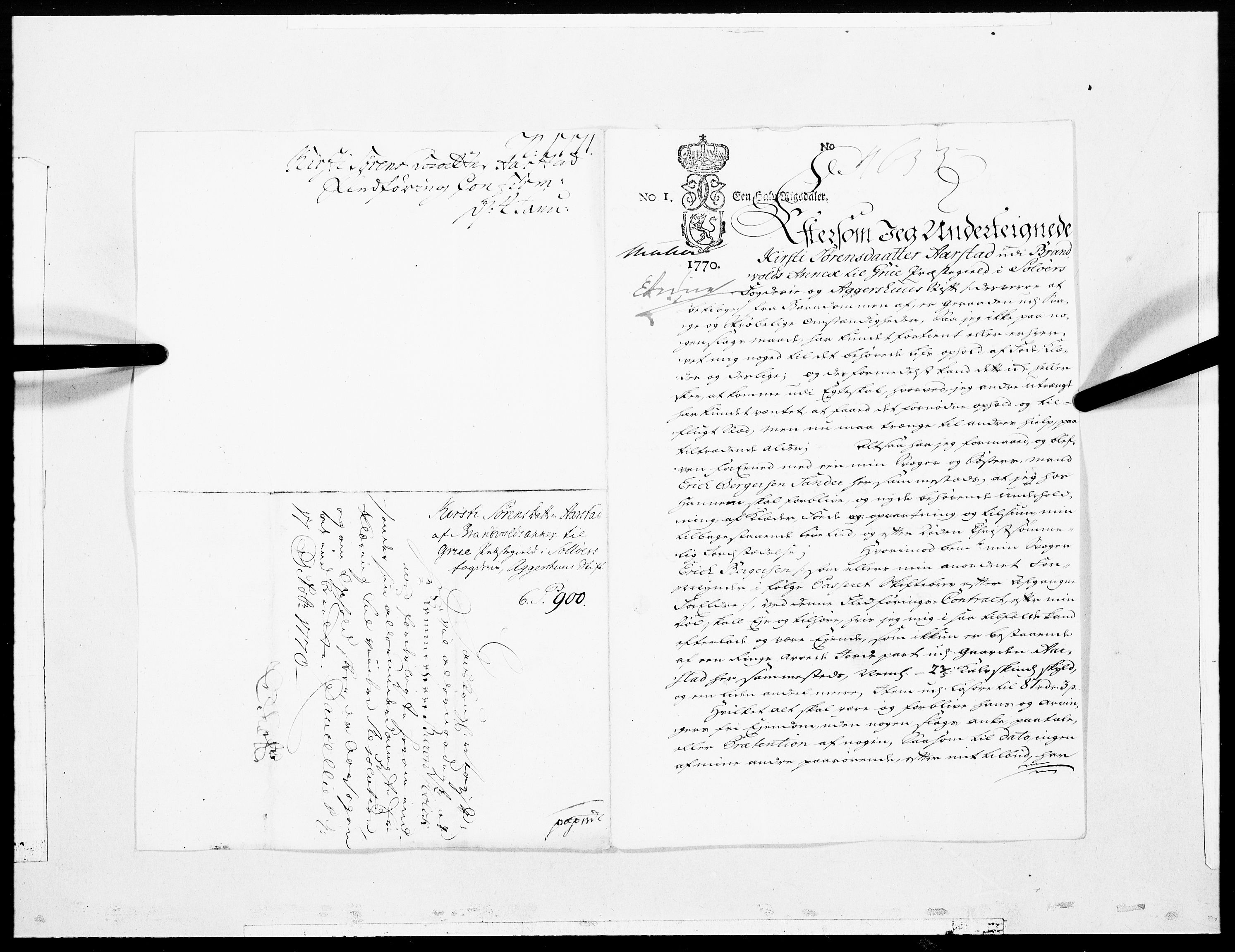 Danske Kanselli 1572-1799, RA/EA-3023/F/Fc/Fcc/Fcca/L0203: Norske innlegg 1572-1799, 1771, p. 4