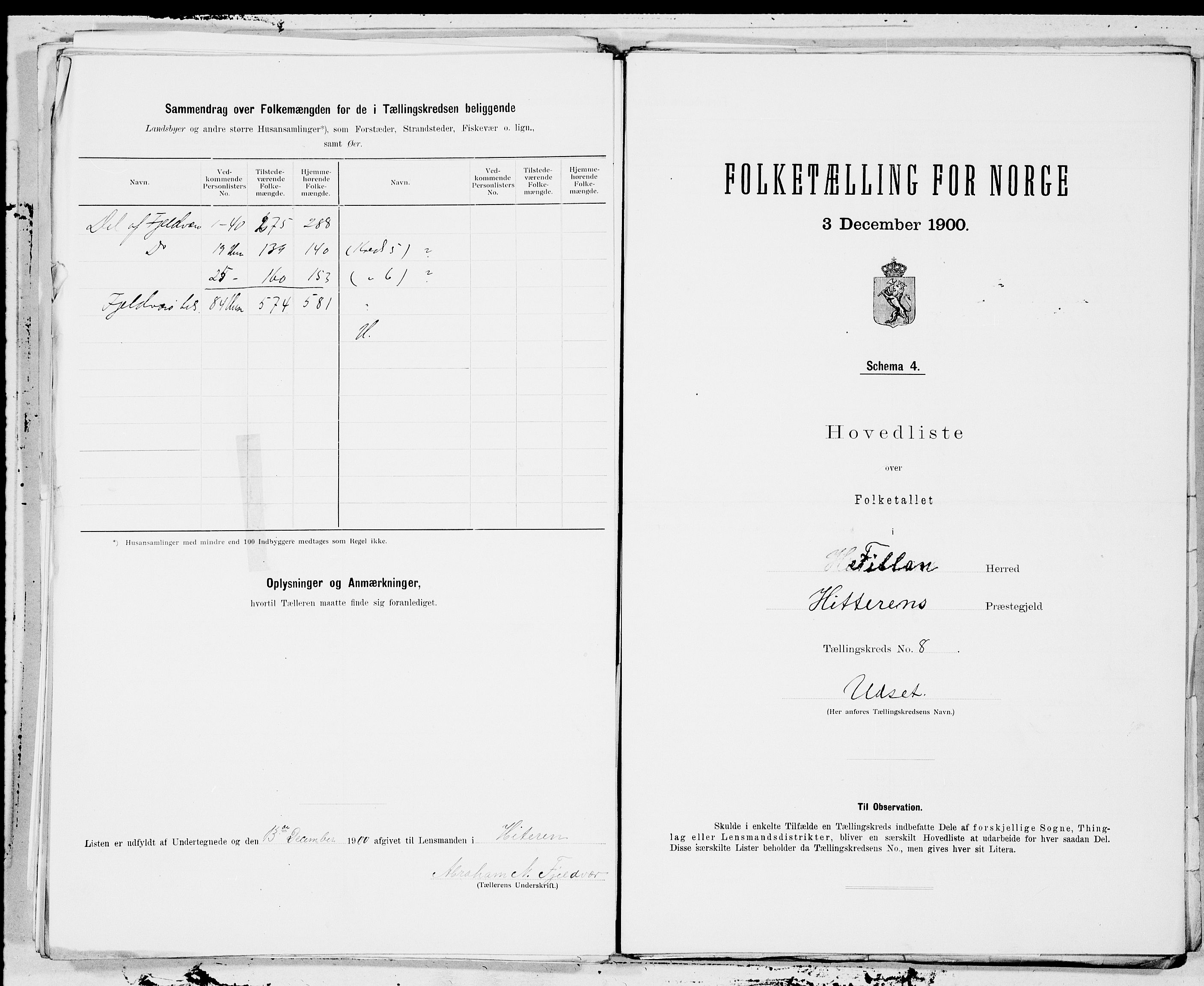 SAT, 1900 census for Fillan, 1900, p. 16