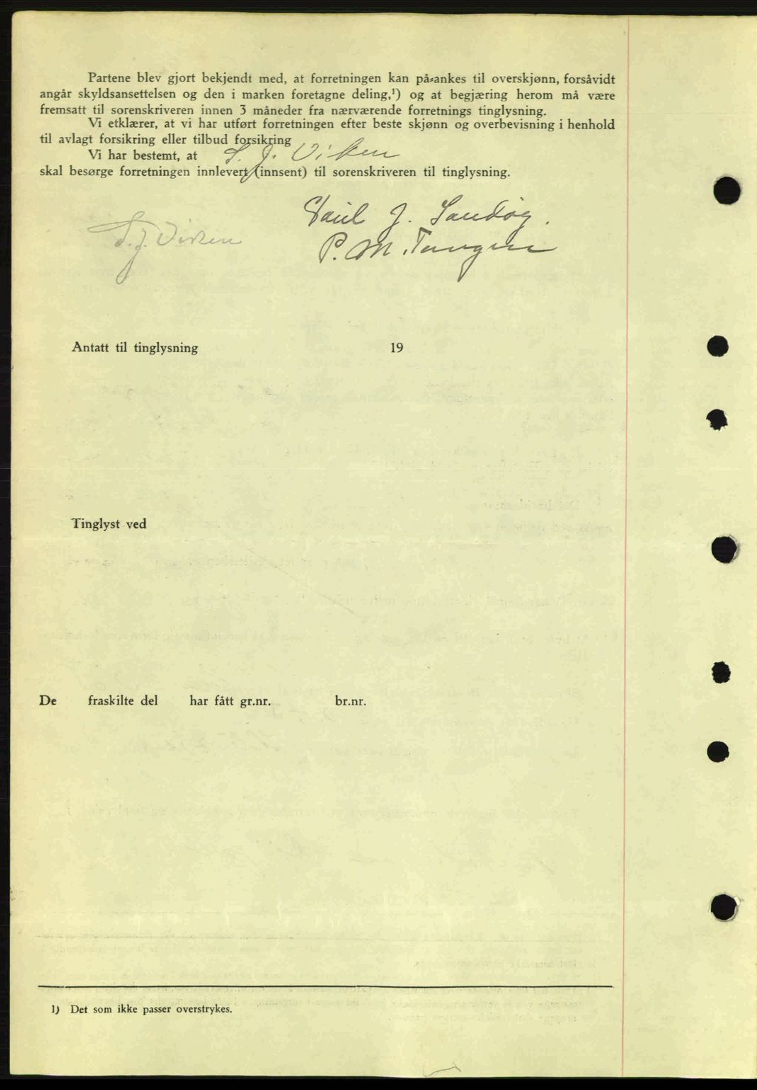 Romsdal sorenskriveri, AV/SAT-A-4149/1/2/2C: Mortgage book no. A1, 1936-1936, Diary no: : 303/1936