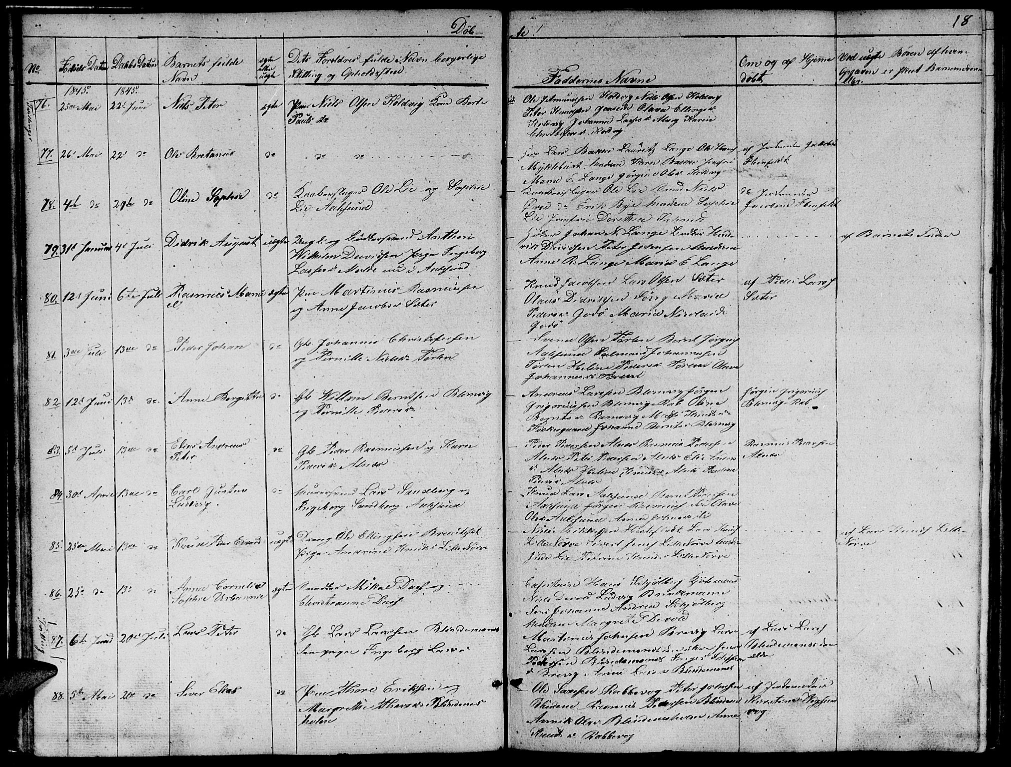 Ministerialprotokoller, klokkerbøker og fødselsregistre - Møre og Romsdal, AV/SAT-A-1454/528/L0426: Parish register (copy) no. 528C07, 1844-1854, p. 18