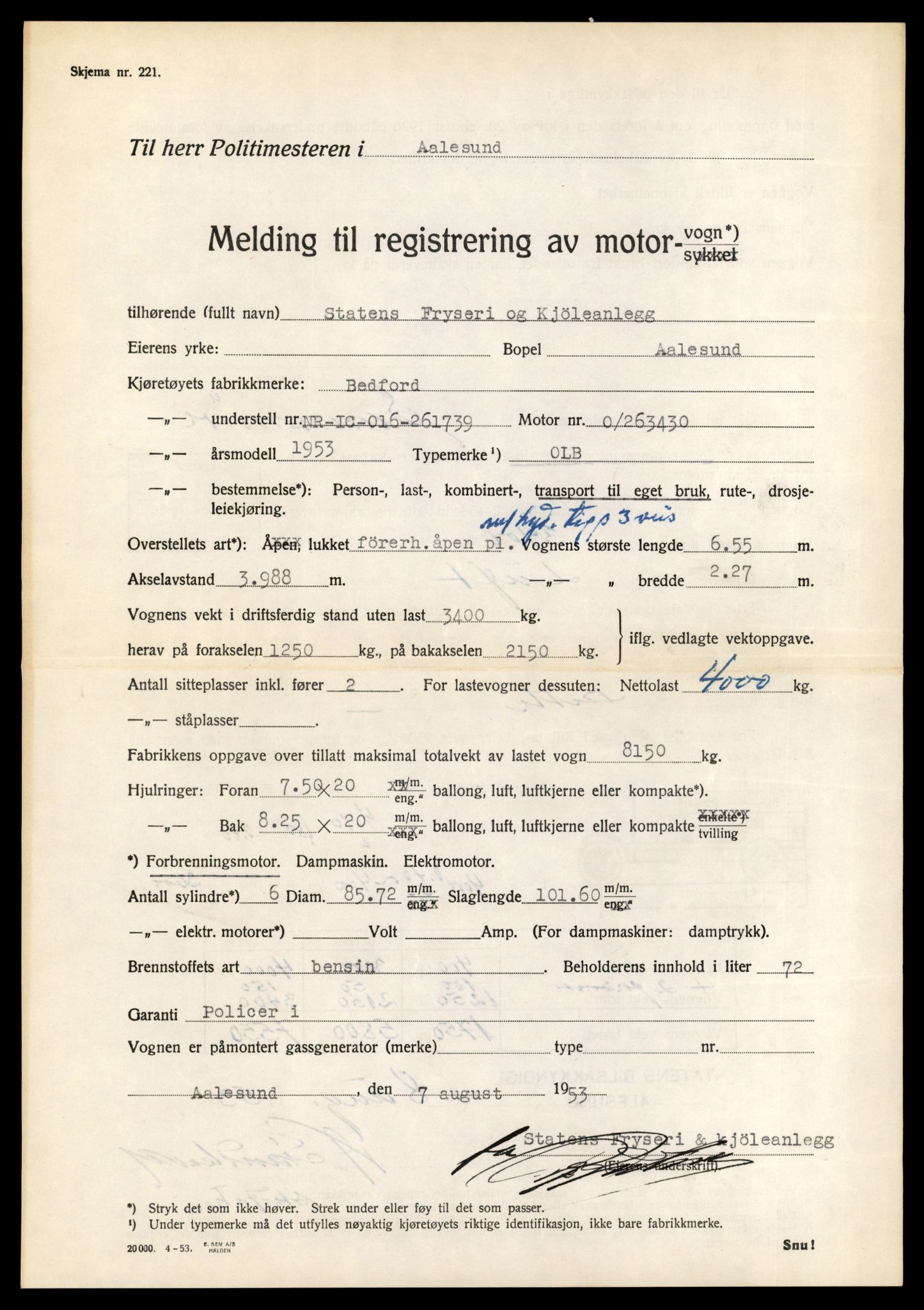 Møre og Romsdal vegkontor - Ålesund trafikkstasjon, AV/SAT-A-4099/F/Fe/L0034: Registreringskort for kjøretøy T 12500 - T 12652, 1927-1998, p. 2112