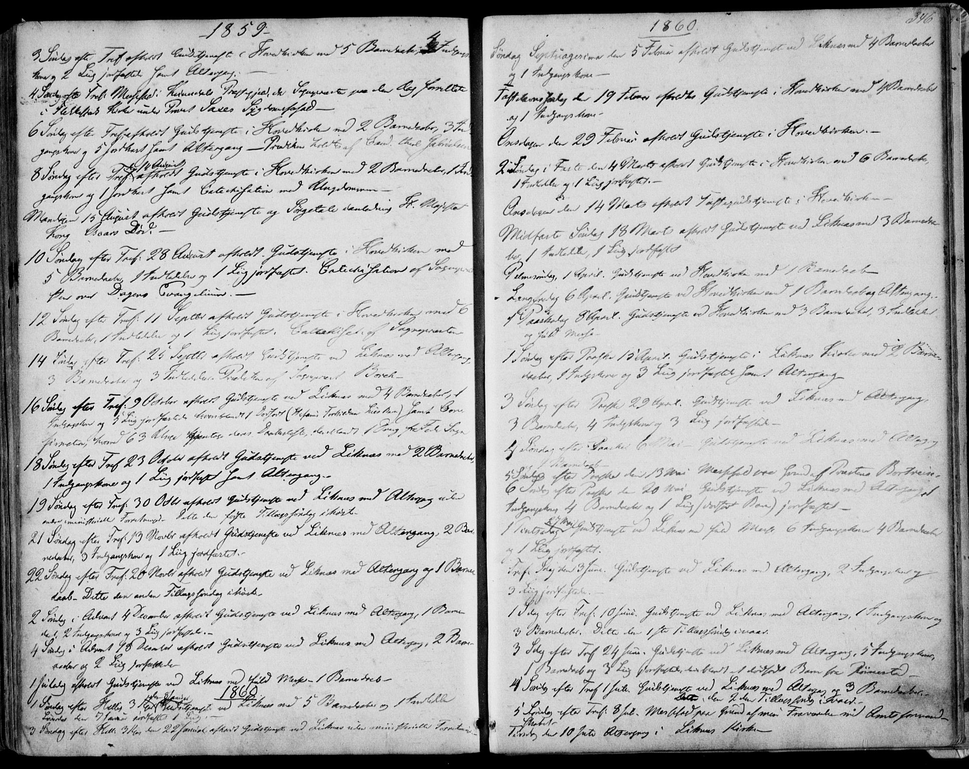 Kvinesdal sokneprestkontor, SAK/1111-0026/F/Fa/Fab/L0006: Parish register (official) no. A 6, 1857-1869, p. 346