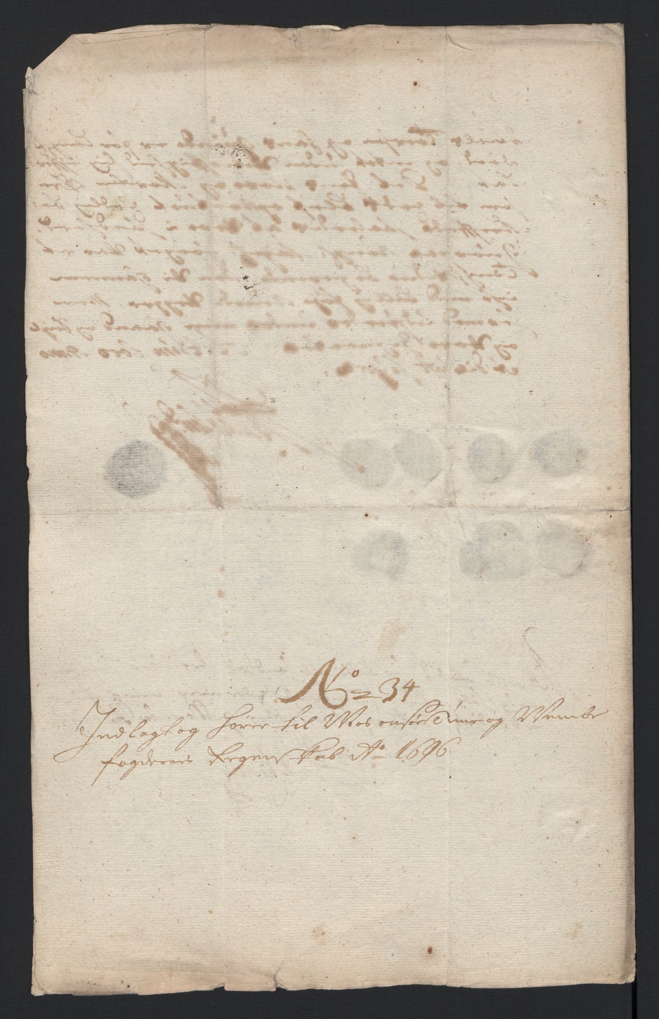 Rentekammeret inntil 1814, Reviderte regnskaper, Fogderegnskap, AV/RA-EA-4092/R04/L0124: Fogderegnskap Moss, Onsøy, Tune, Veme og Åbygge, 1696, p. 182