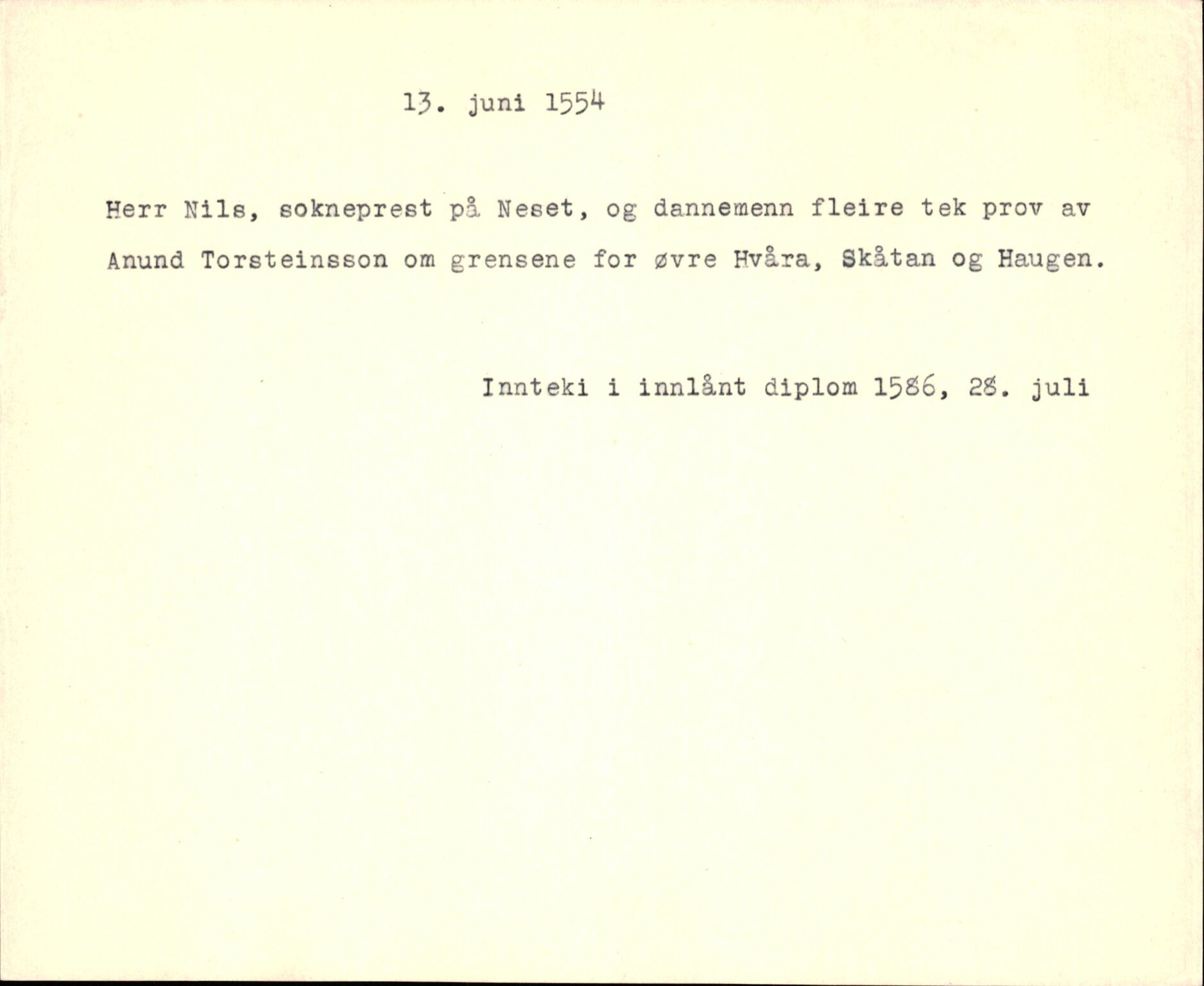 Riksarkivets diplomsamling, AV/RA-EA-5965/F35/F35d/L0001: Innlånte diplomer, seddelregister, 1316-1591, p. 307