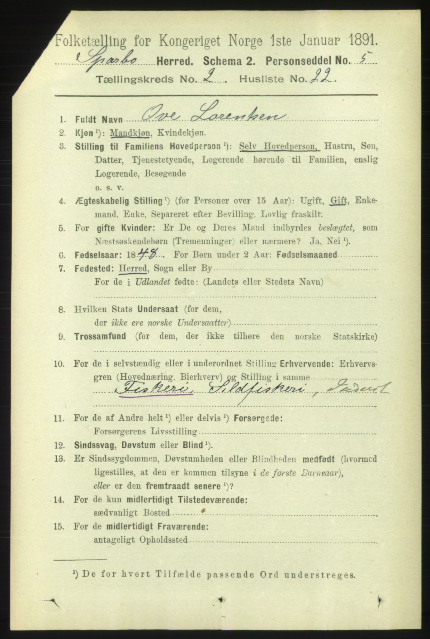 RA, 1891 census for 1731 Sparbu, 1891, p. 786