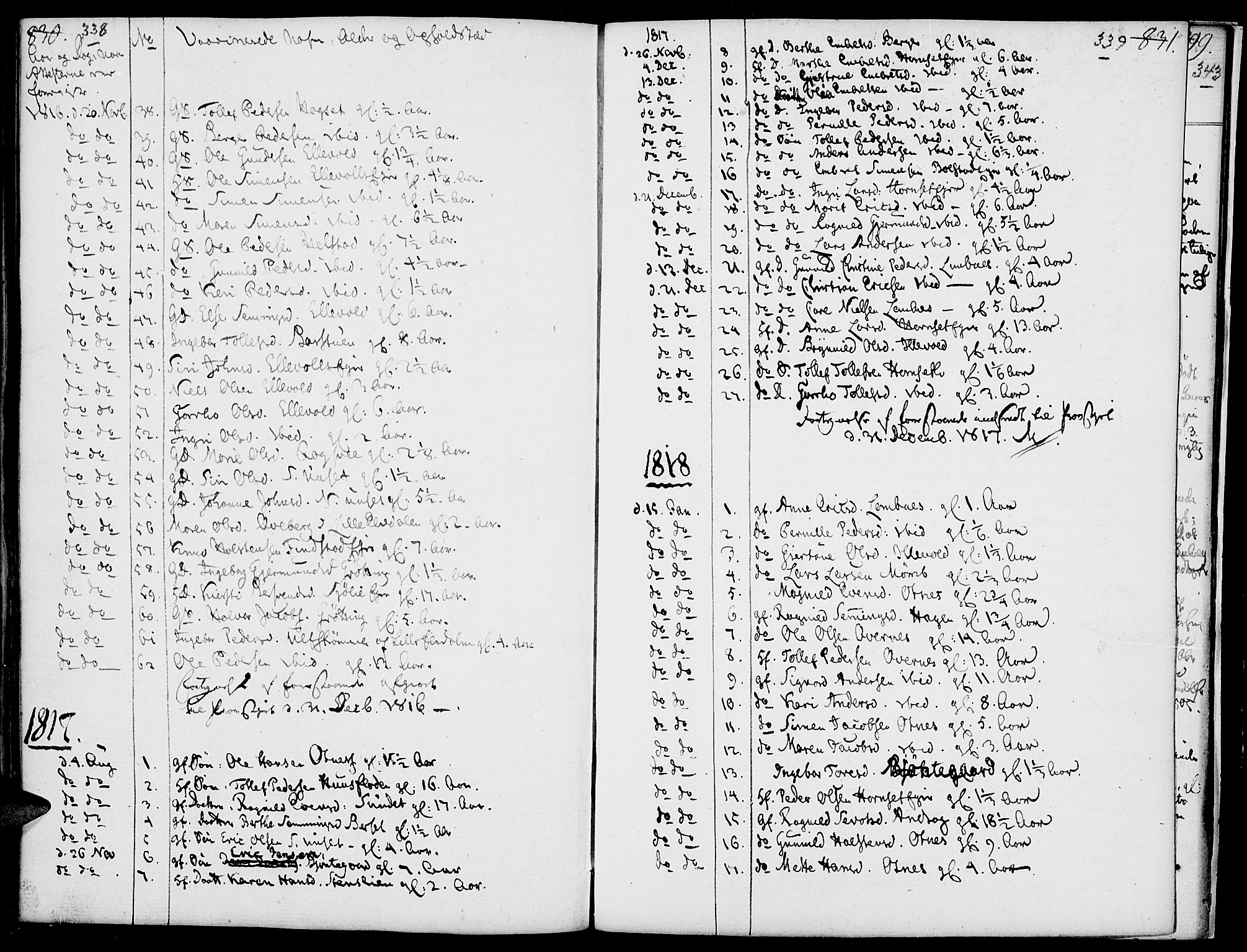 Rendalen prestekontor, AV/SAH-PREST-054/H/Ha/Haa/L0002: Parish register (official) no. 2, 1788-1814, p. 338-339