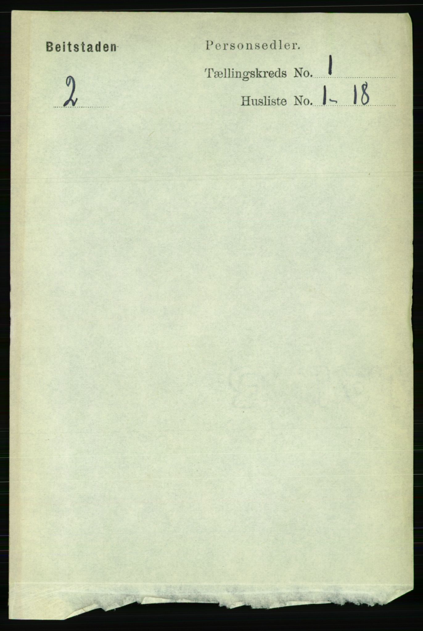 RA, 1891 census for 1727 Beitstad, 1891, p. 93