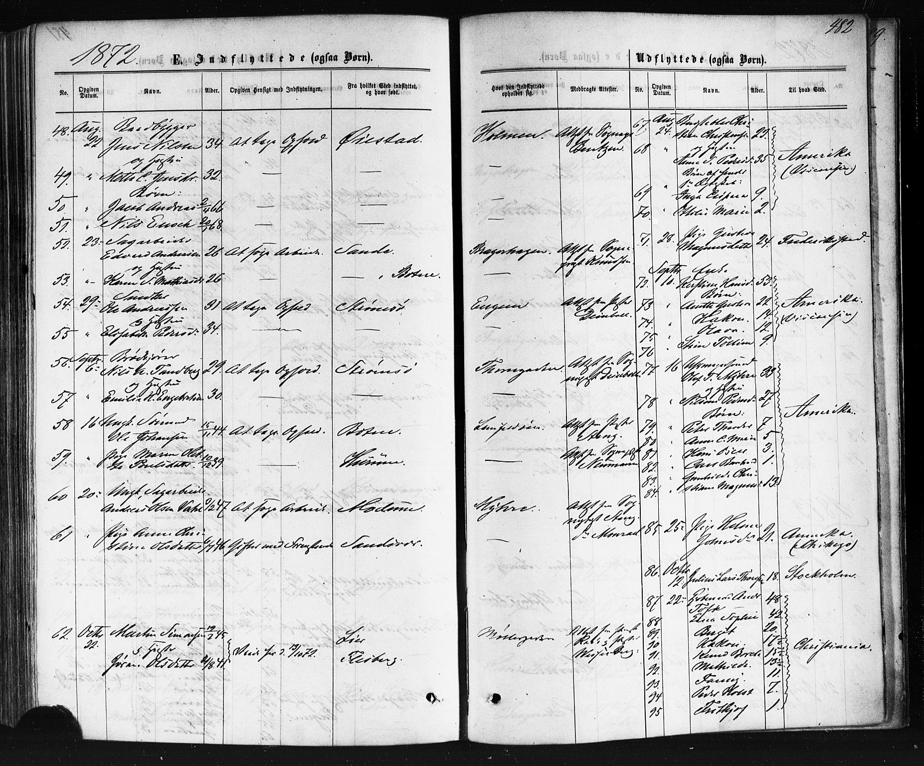 Bragernes kirkebøker, AV/SAKO-A-6/F/Fb/L0004: Parish register (official) no. II 4, 1869-1875, p. 482