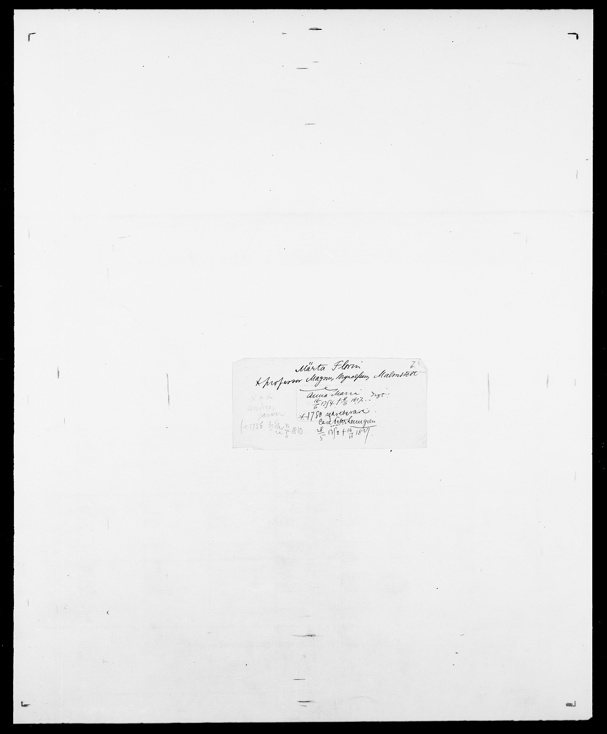 Delgobe, Charles Antoine - samling, SAO/PAO-0038/D/Da/L0012: Flor, Floer, Flohr - Fritzner, p. 467