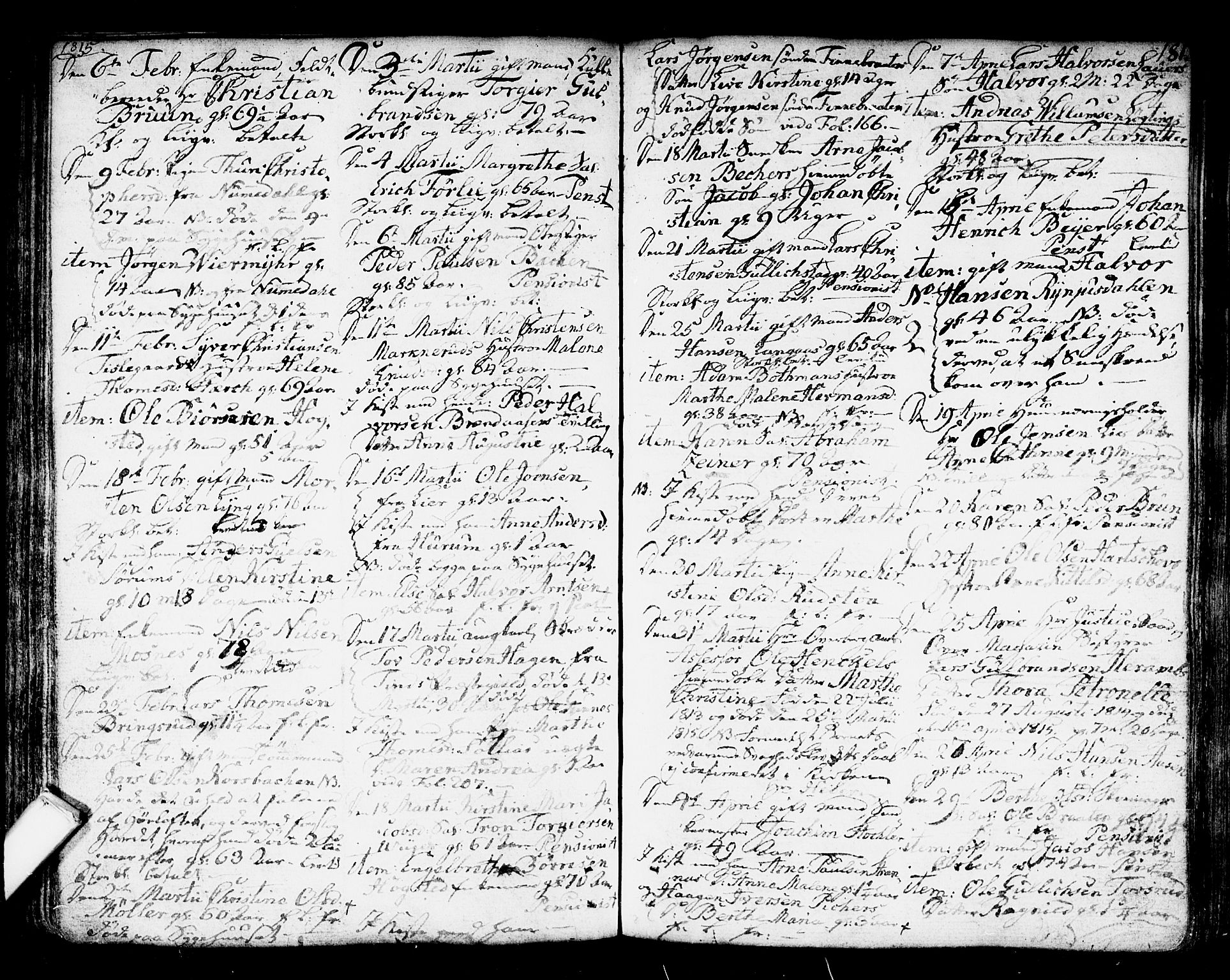 Kongsberg kirkebøker, AV/SAKO-A-22/F/Fa/L0007: Parish register (official) no. I 7, 1795-1816, p. 181