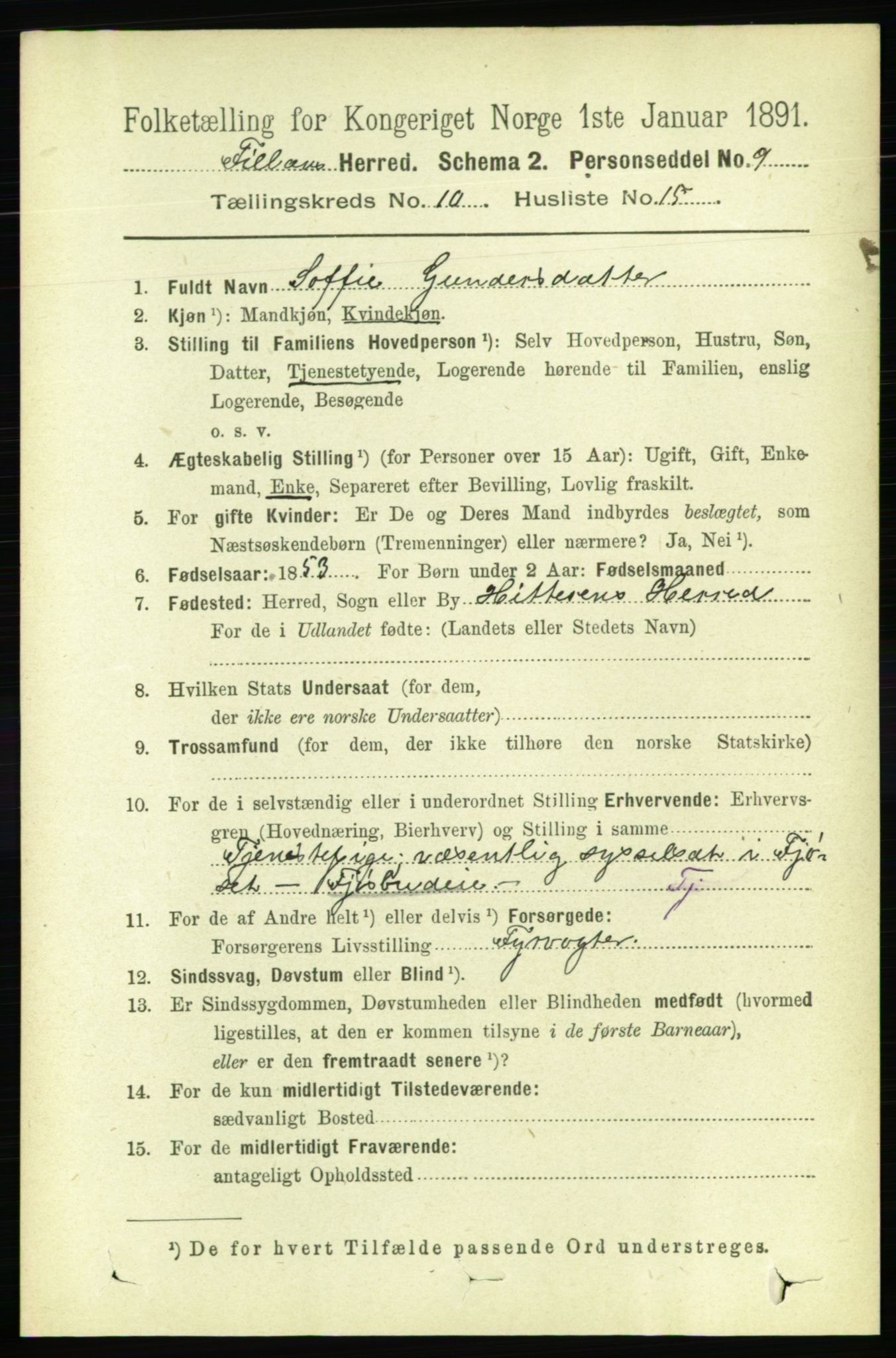 RA, 1891 census for 1616 Fillan, 1891, p. 2750