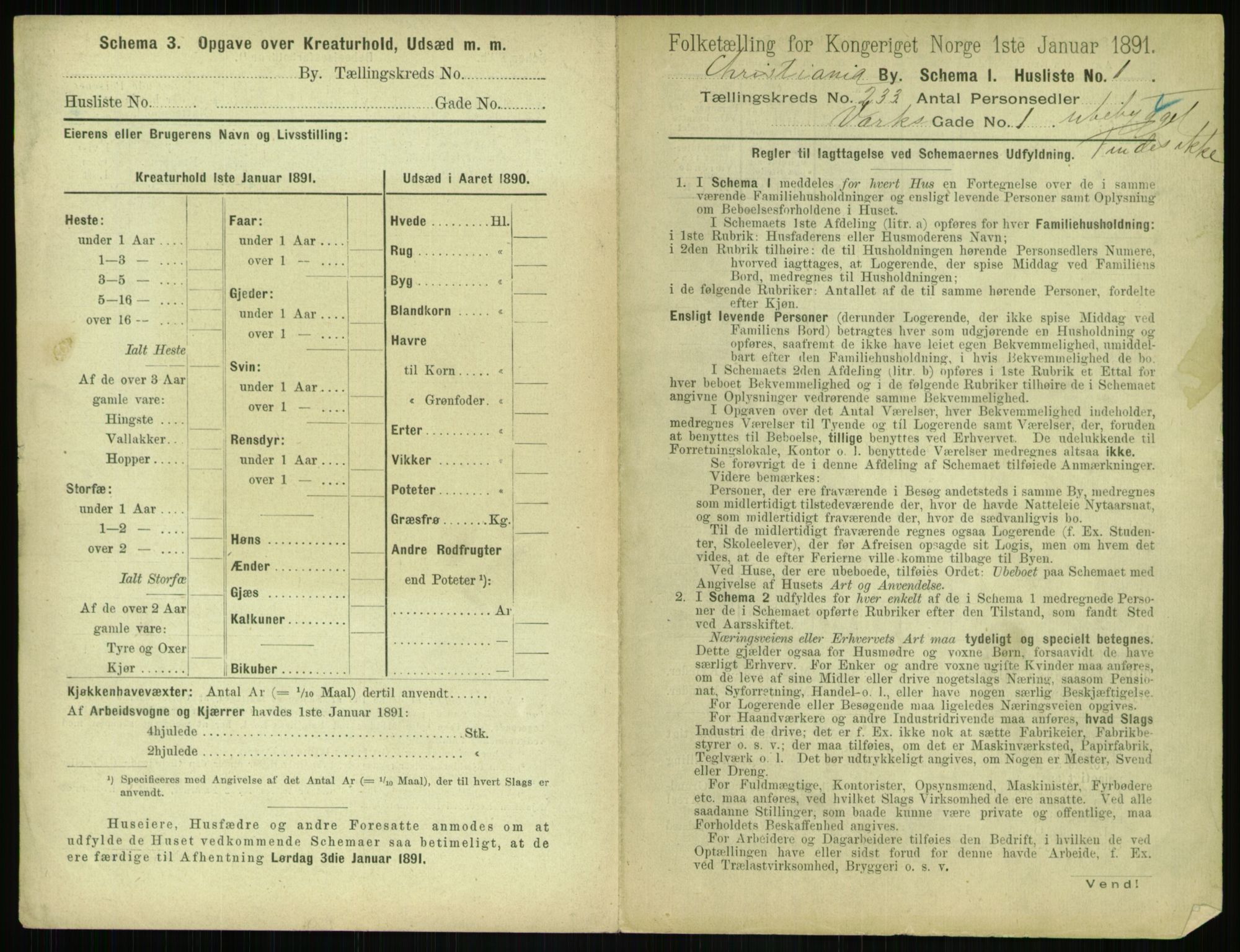 RA, 1891 census for 0301 Kristiania, 1891, p. 143034