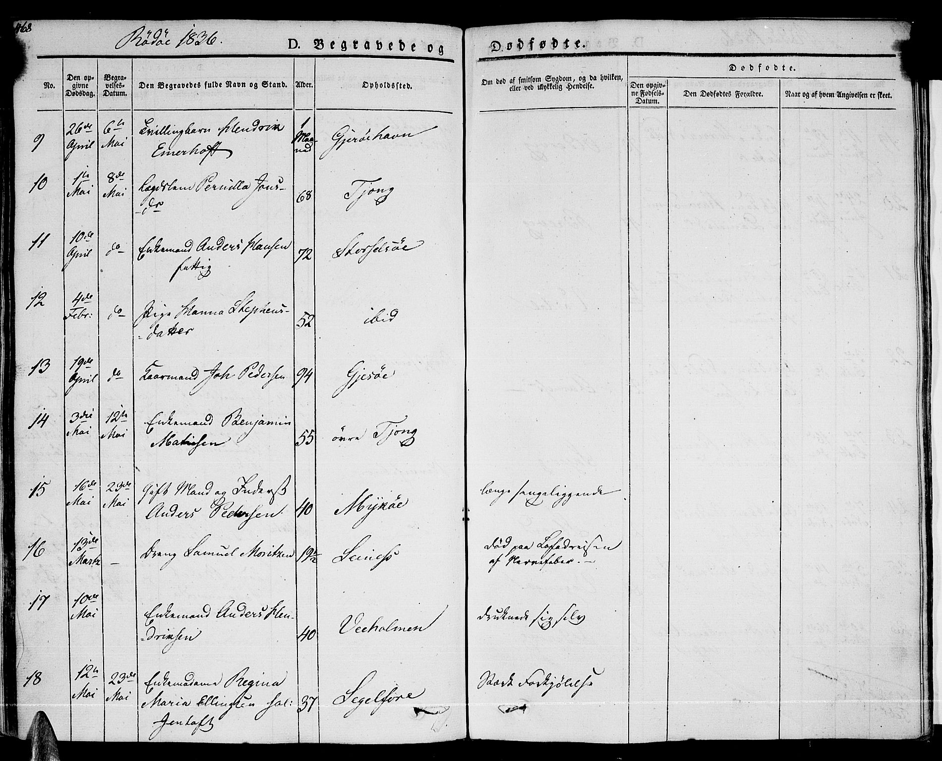 Ministerialprotokoller, klokkerbøker og fødselsregistre - Nordland, AV/SAT-A-1459/841/L0600: Parish register (official) no. 841A07 /1, 1825-1844, p. 468