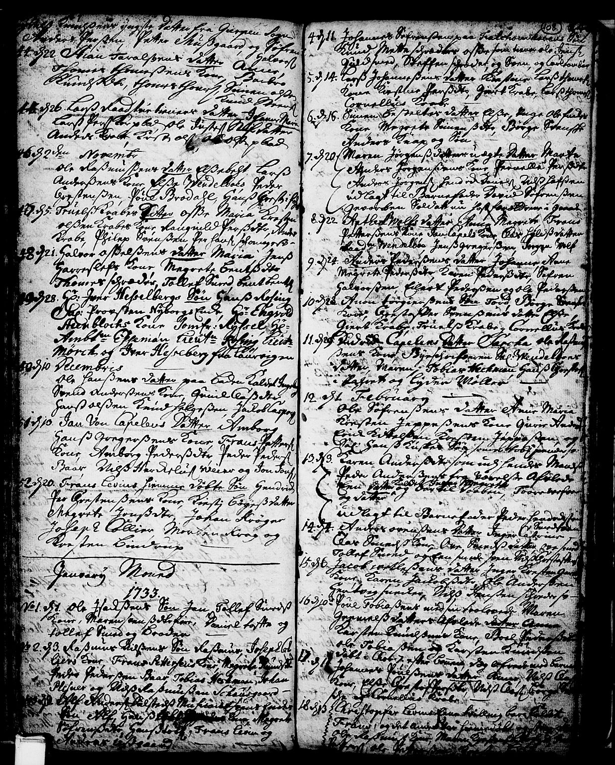 Skien kirkebøker, SAKO/A-302/F/Fa/L0002: Parish register (official) no. 2, 1716-1757, p. 108