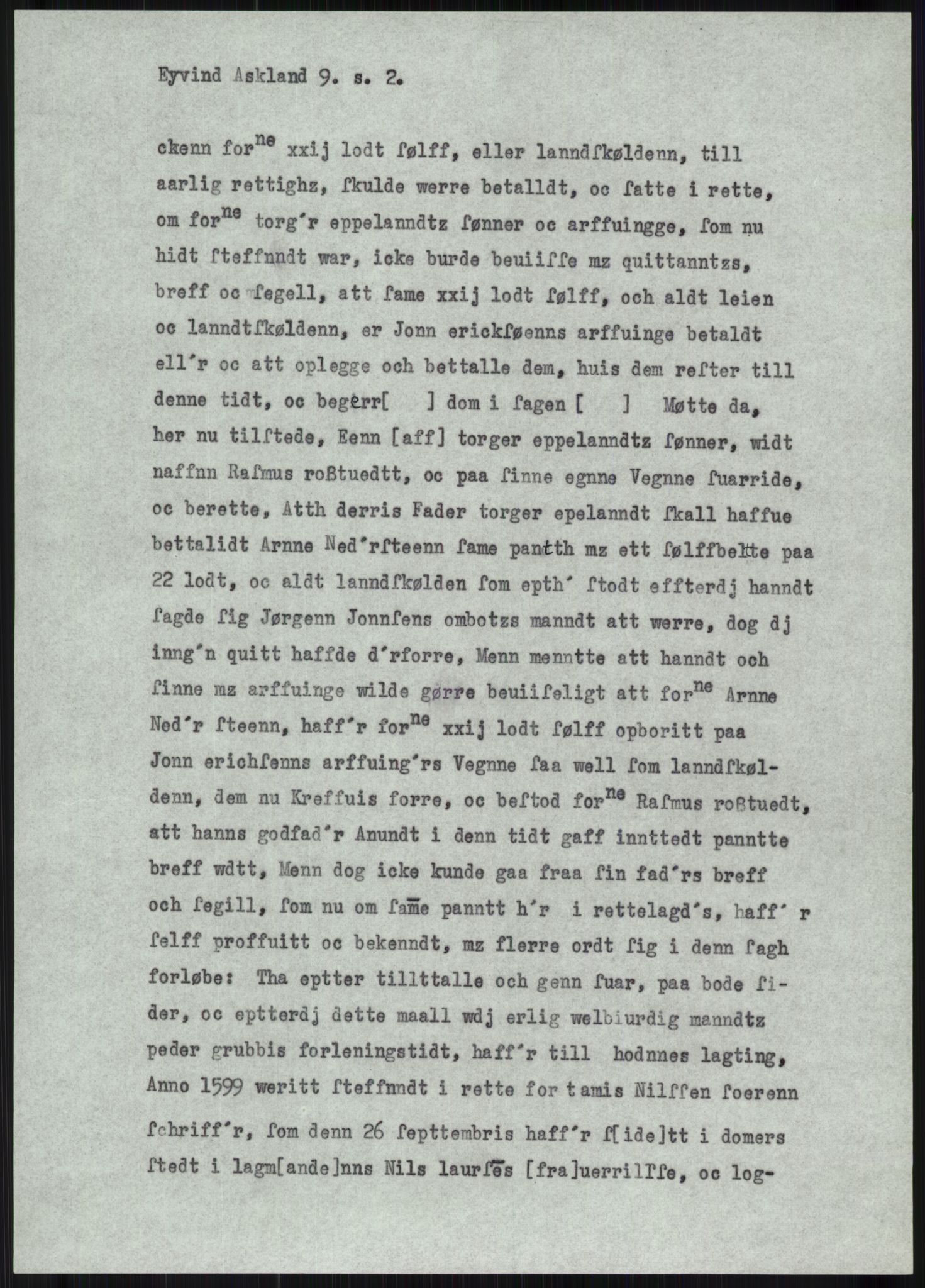 Samlinger til kildeutgivelse, Diplomavskriftsamlingen, AV/RA-EA-4053/H/Ha, p. 251