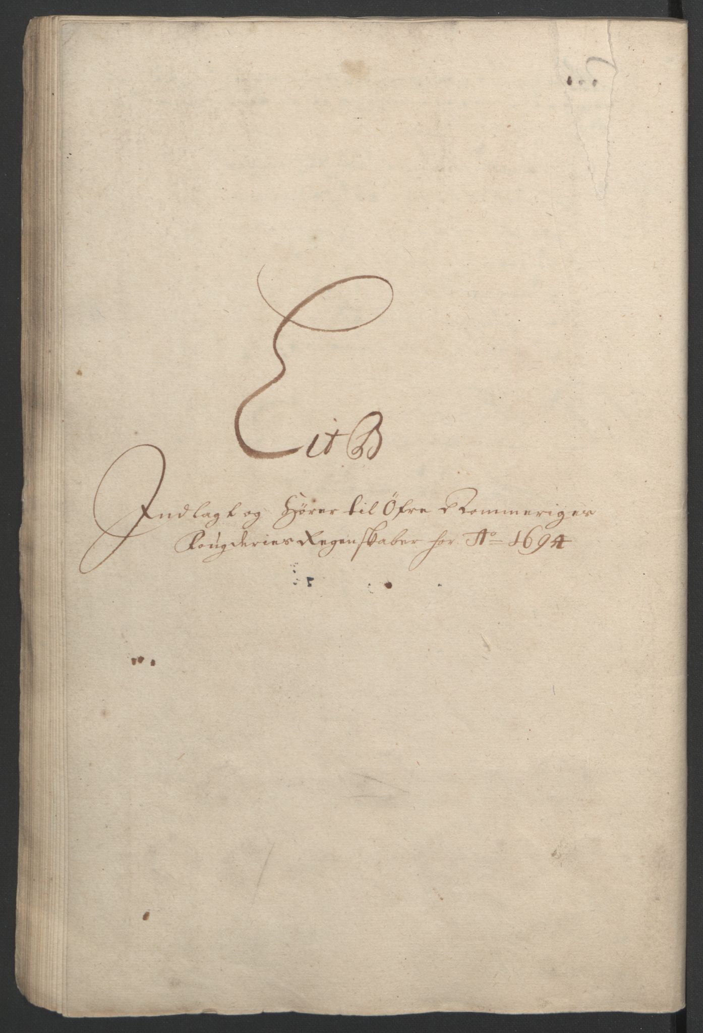 Rentekammeret inntil 1814, Reviderte regnskaper, Fogderegnskap, RA/EA-4092/R12/L0706: Fogderegnskap Øvre Romerike, 1694, p. 51