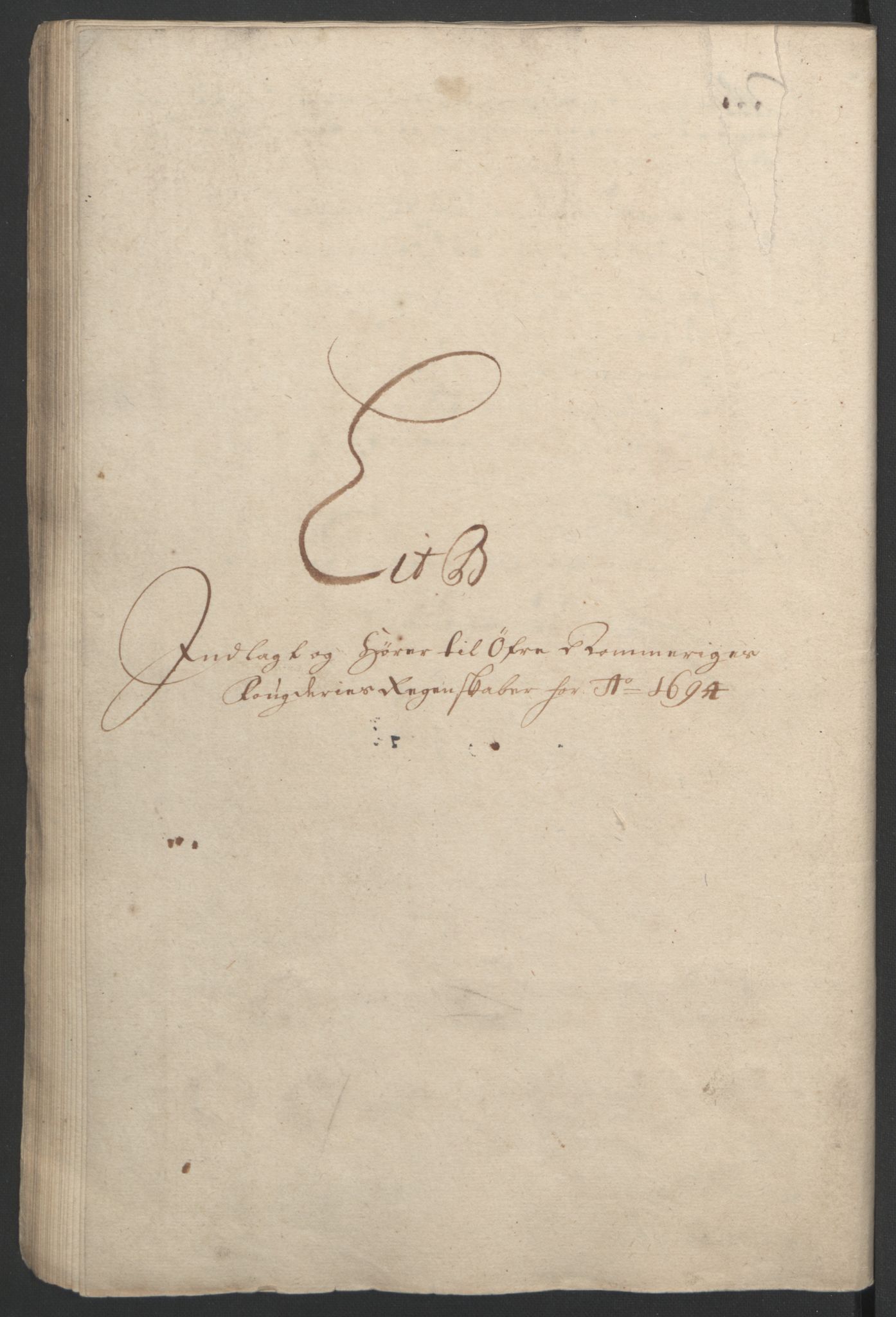 Rentekammeret inntil 1814, Reviderte regnskaper, Fogderegnskap, AV/RA-EA-4092/R12/L0706: Fogderegnskap Øvre Romerike, 1694, p. 51