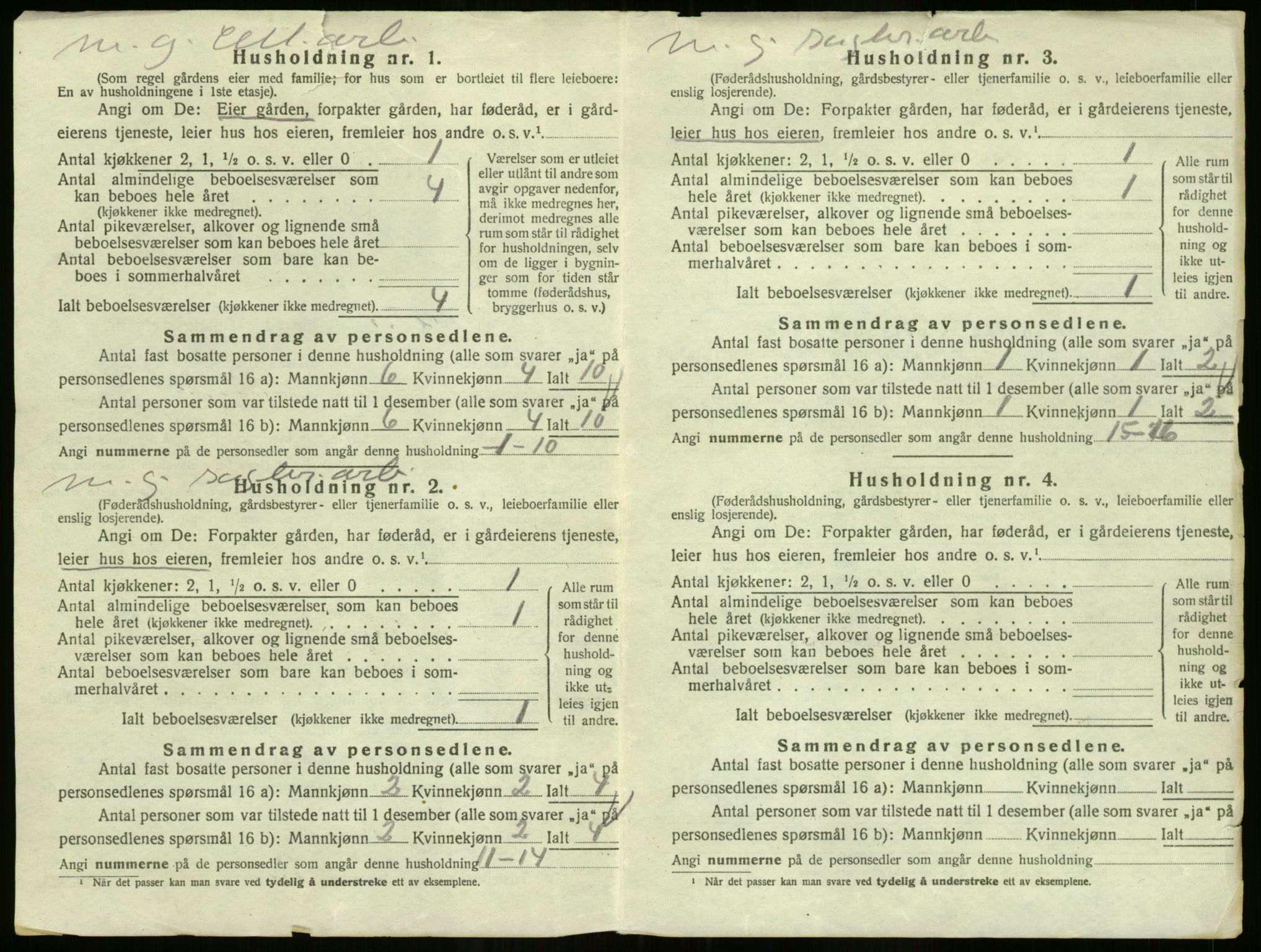SAO, 1920 census for Lillestrøm, 1920, p. 1451
