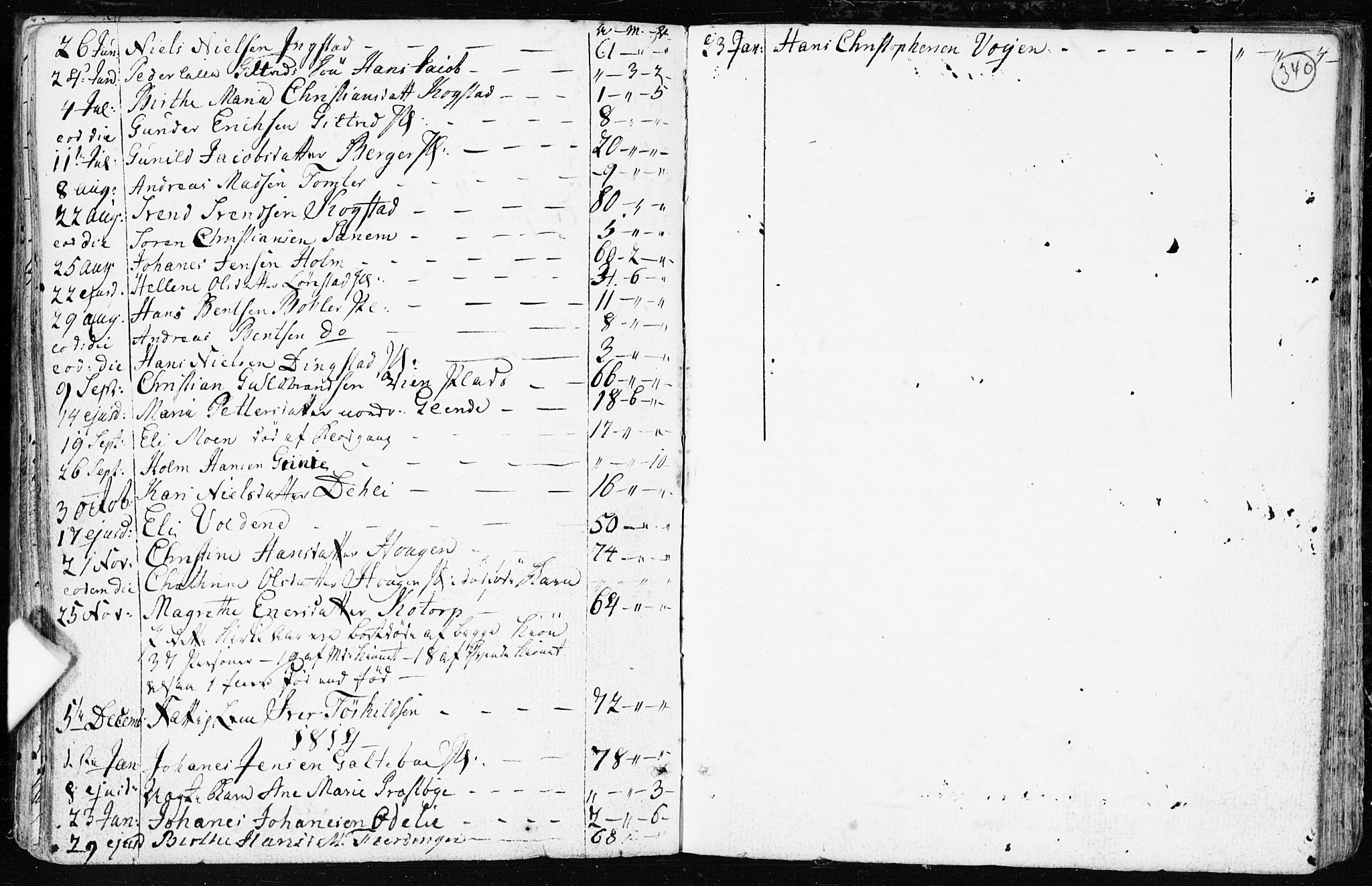 Spydeberg prestekontor Kirkebøker, AV/SAO-A-10924/F/Fa/L0003: Parish register (official) no. I 3, 1778-1814, p. 340