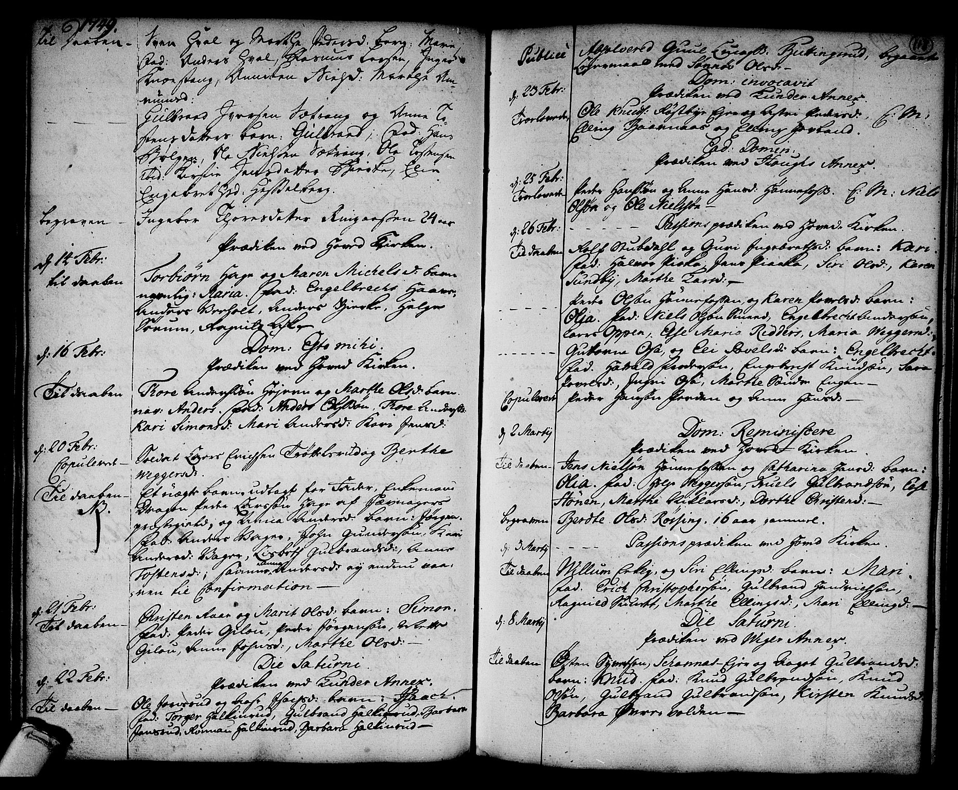 Norderhov kirkebøker, AV/SAKO-A-237/F/Fa/L0003a: Parish register (official) no. 3, 1740-1757, p. 118