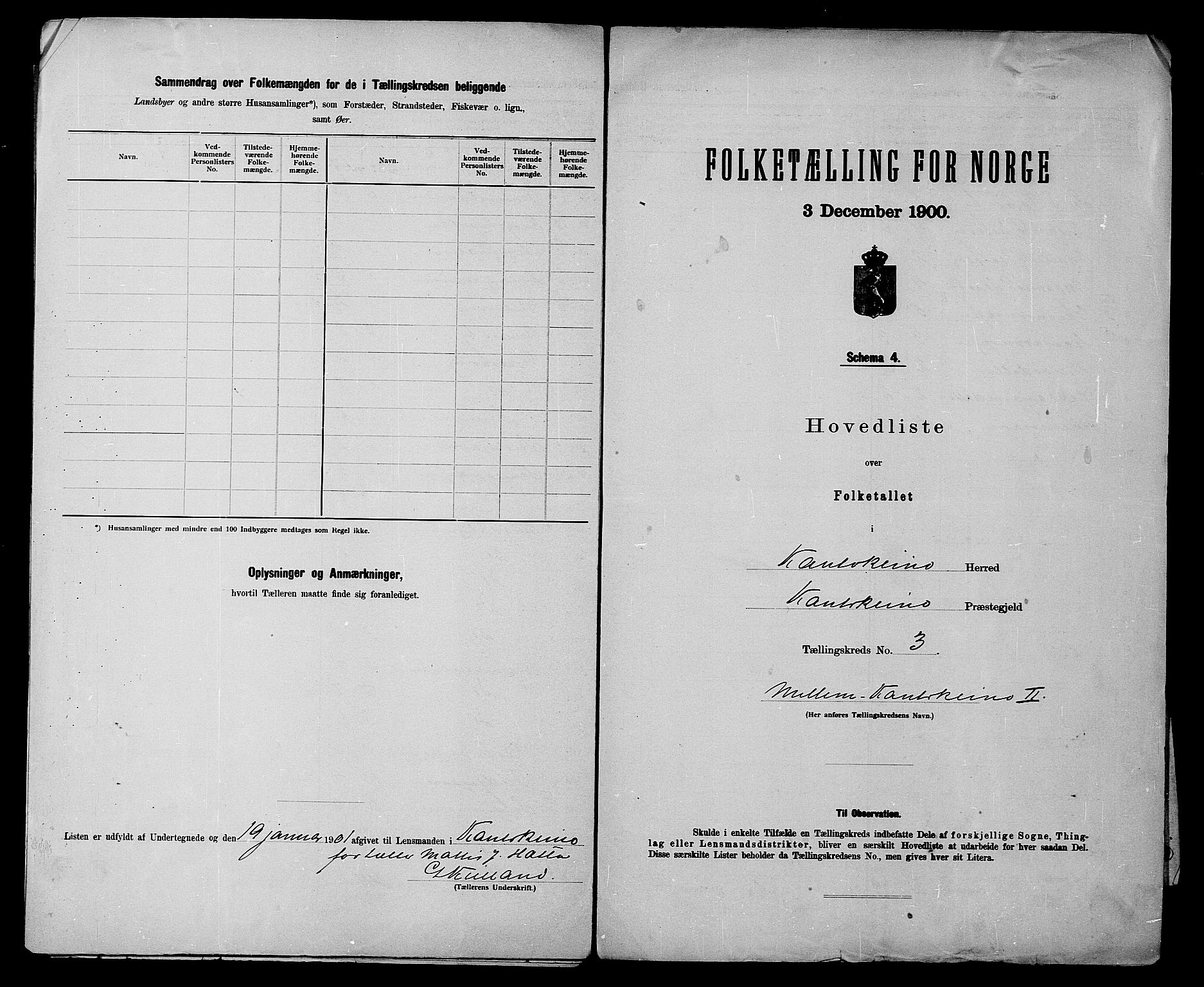 SATØ, 1900 census for Kautokeino, 1900, p. 8