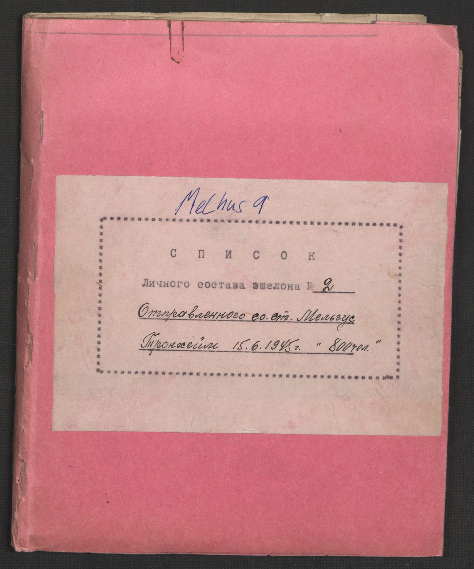 Flyktnings- og fangedirektoratet, Repatrieringskontoret, AV/RA-S-1681/D/Db/L0017: Displaced Persons (DPs) og sivile tyskere, 1945-1948, p. 602