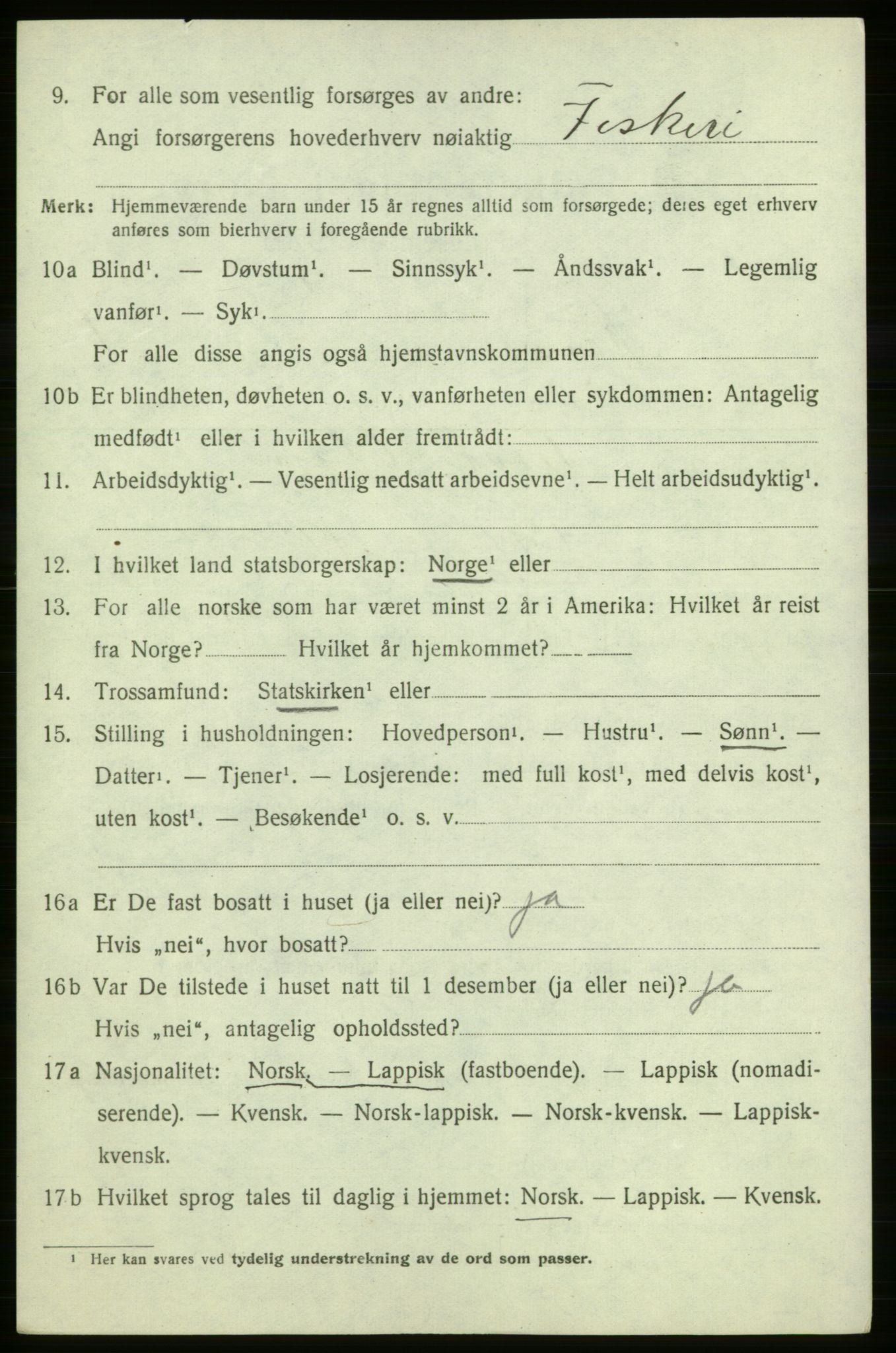 SATØ, 1920 census for Måsøy, 1920, p. 1271
