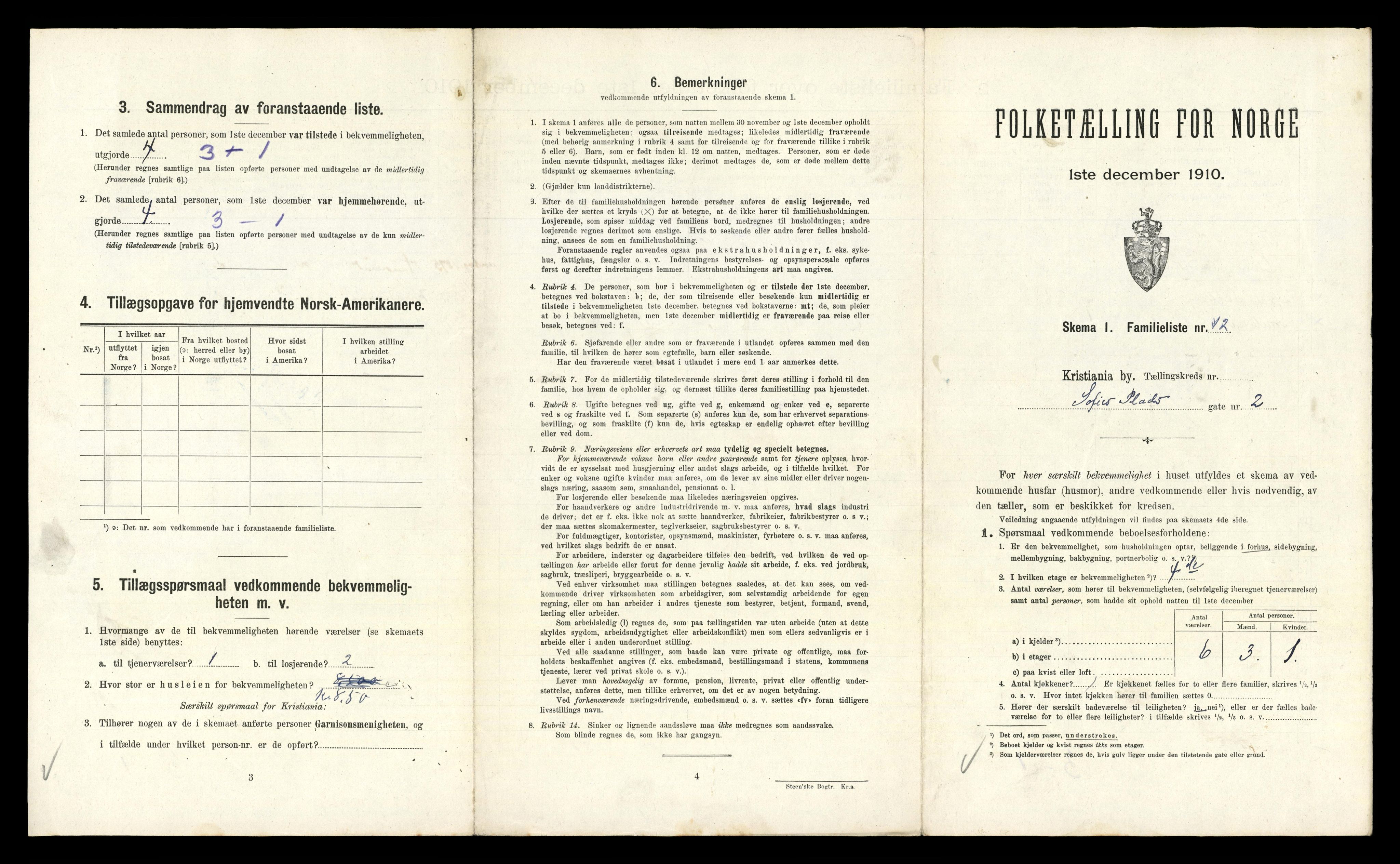 RA, 1910 census for Kristiania, 1910, p. 94859